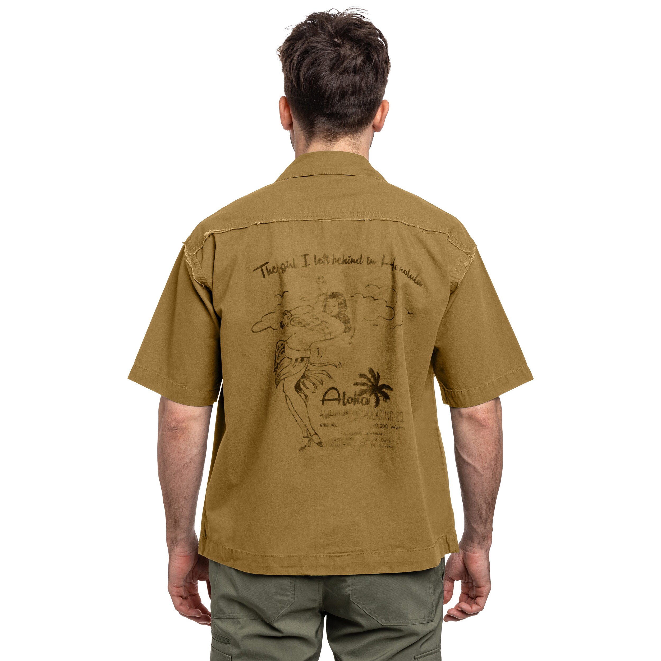 Сорочка Alpha Industries Aloha Safari Short Sleeve - Khaki