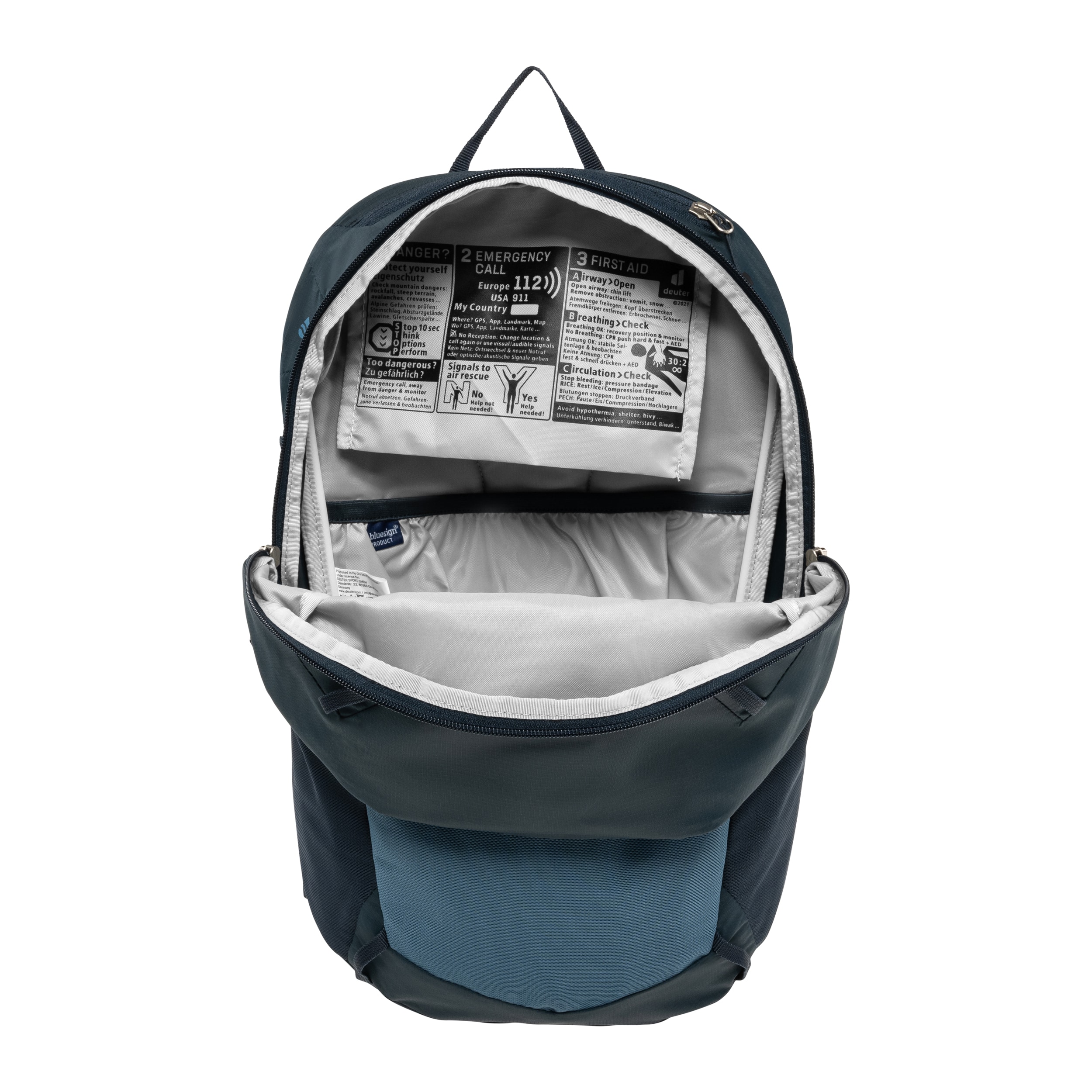 Туристичний рюкзак Deuter Speed Lite 21 л - Atlantic/Ink