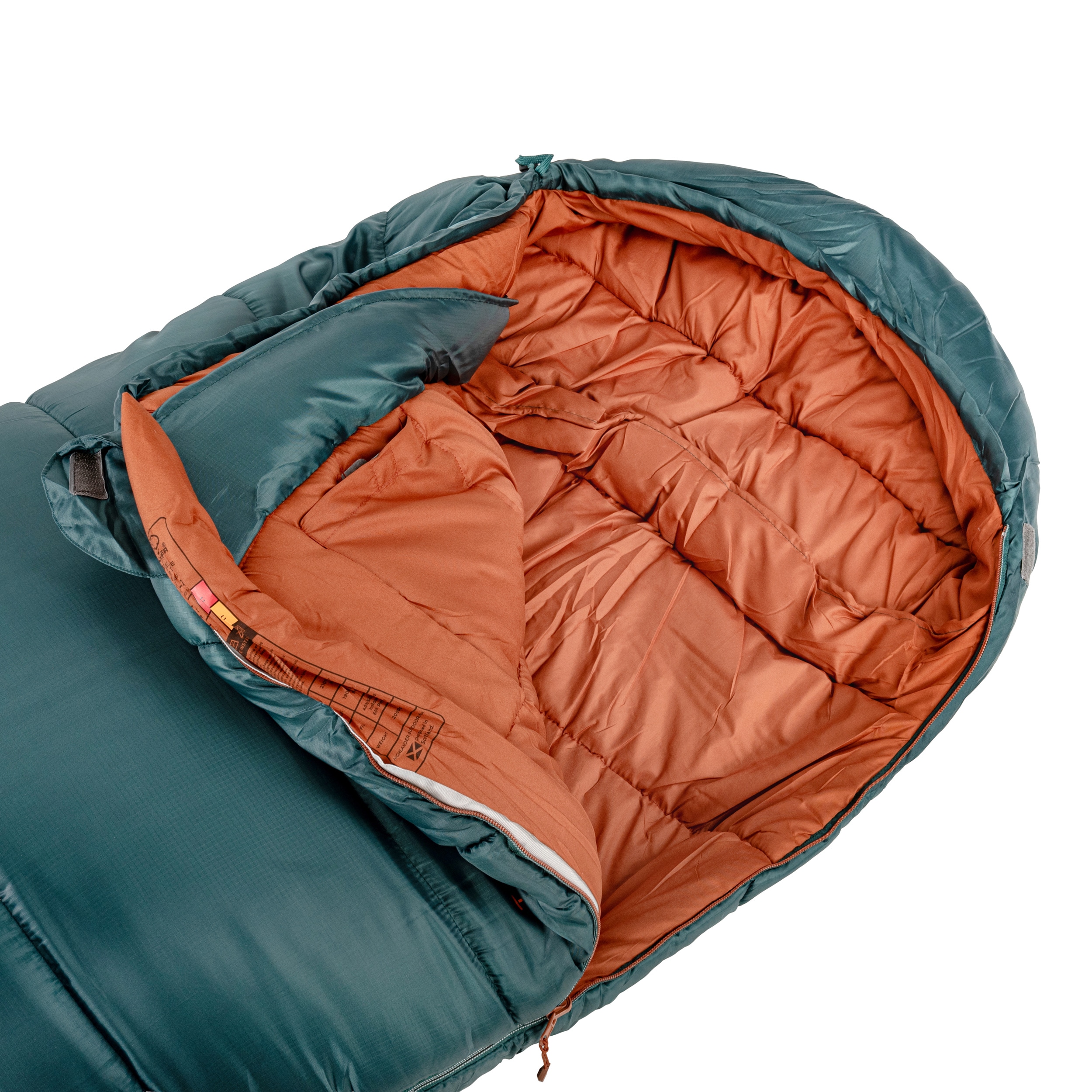 Спальний мішок Highlander Outdoor Rayet Hybrid 350 - Pine Green
