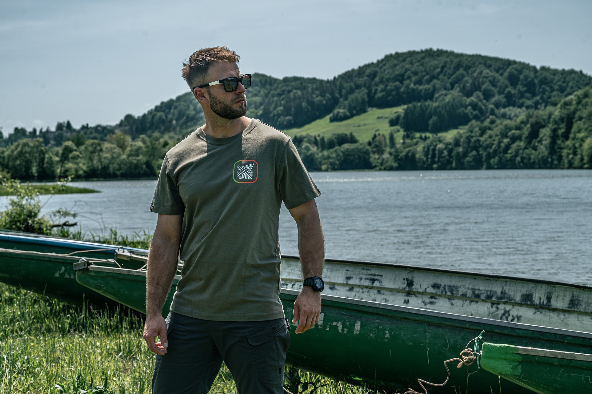 Футболка T-shirt Voyovnik Trail Arrow - Olive