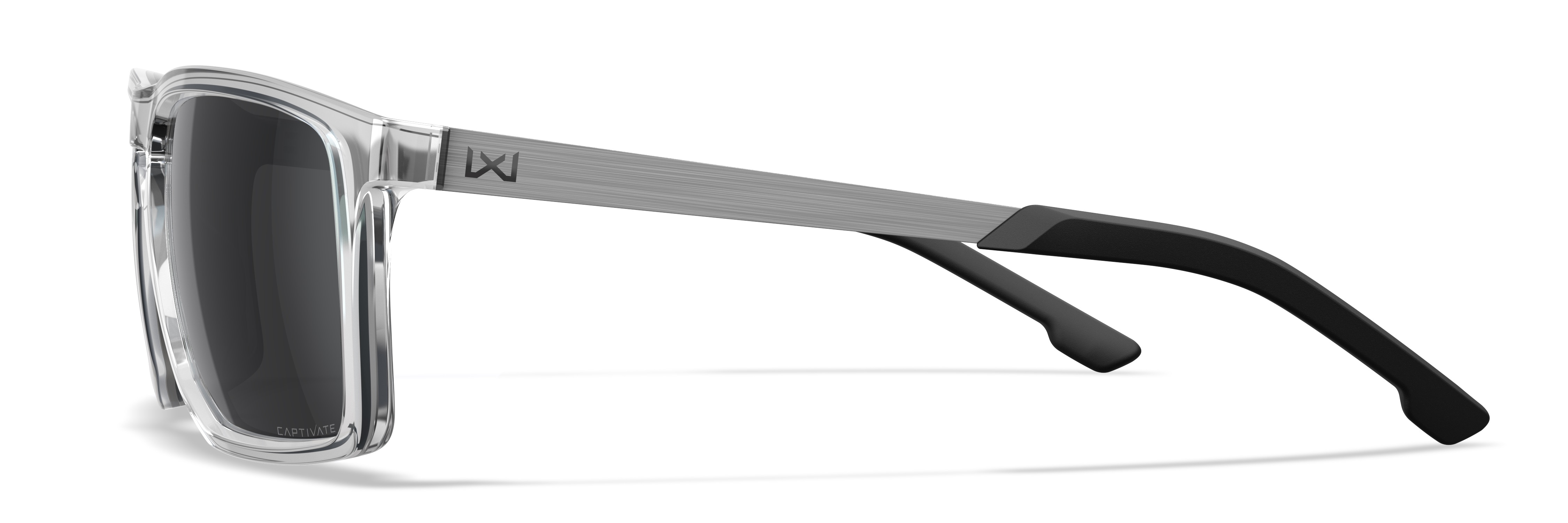 Тактичні окуляри Wiley X Axe - Captivate Grey/Gloss Crystal Clear