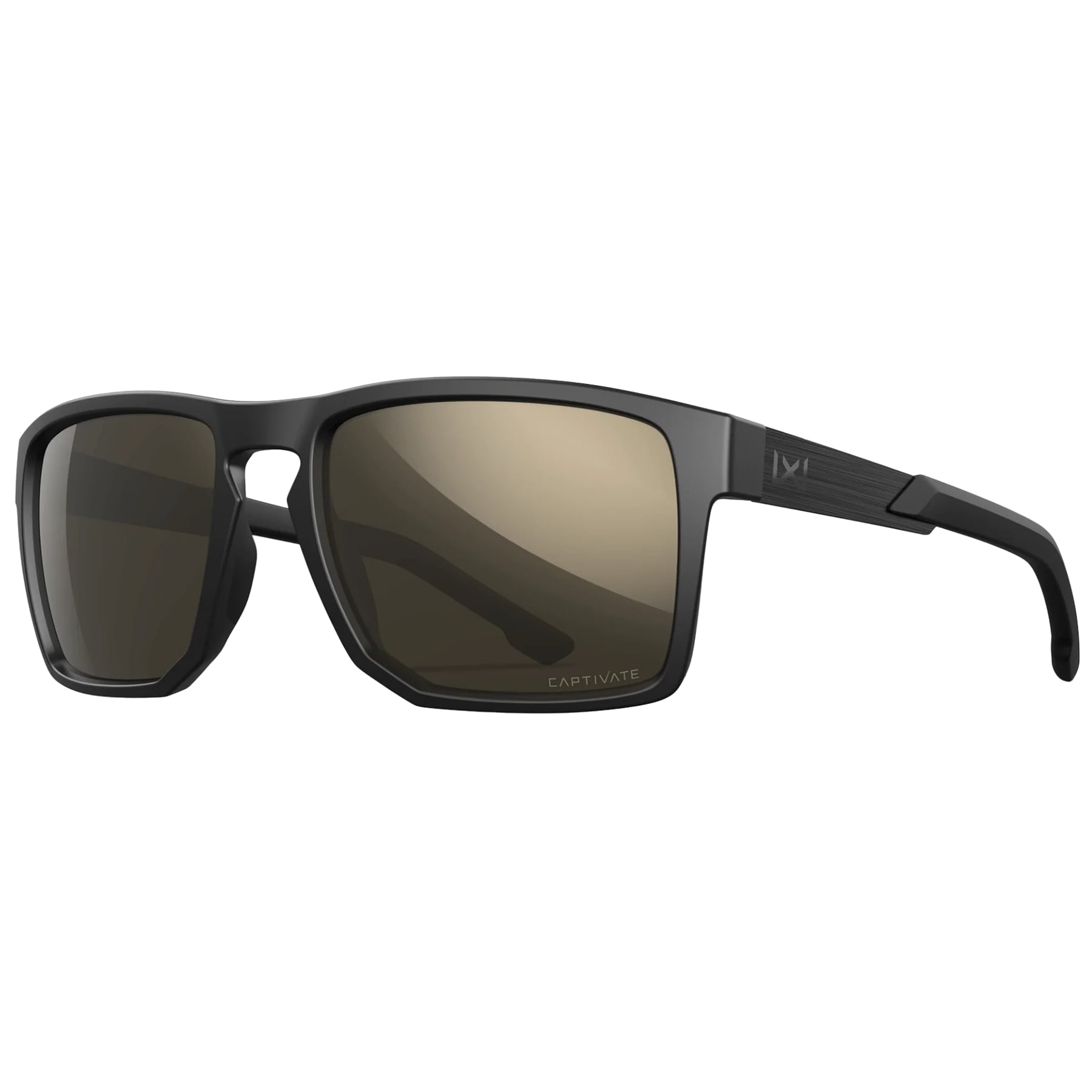 Тактичні окуляри Wiley X Apex - Captivate Polarized Tungsten Mirror/Matte Black