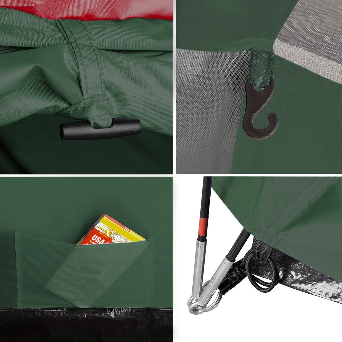 Намет 2-місний Nils Camp Rocker NC6013 - Зелений