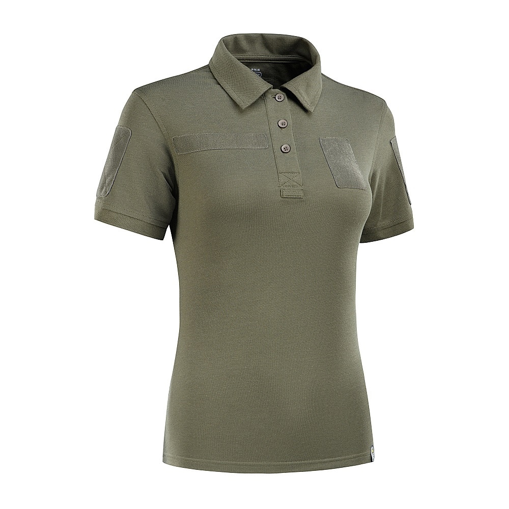 Жіноча футболка поло M-Tac 65/35 - Army Olive