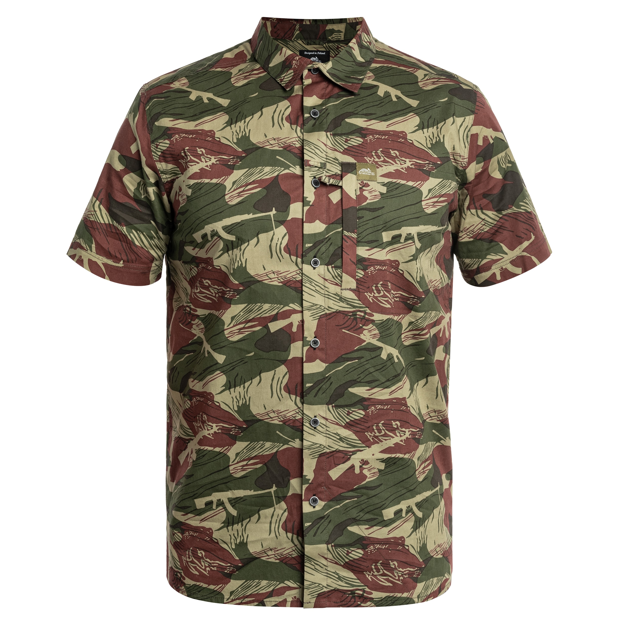 Сорочка Helikon-Tex Tactical Hawaiian Short Sleeve - Brushstroke Camo