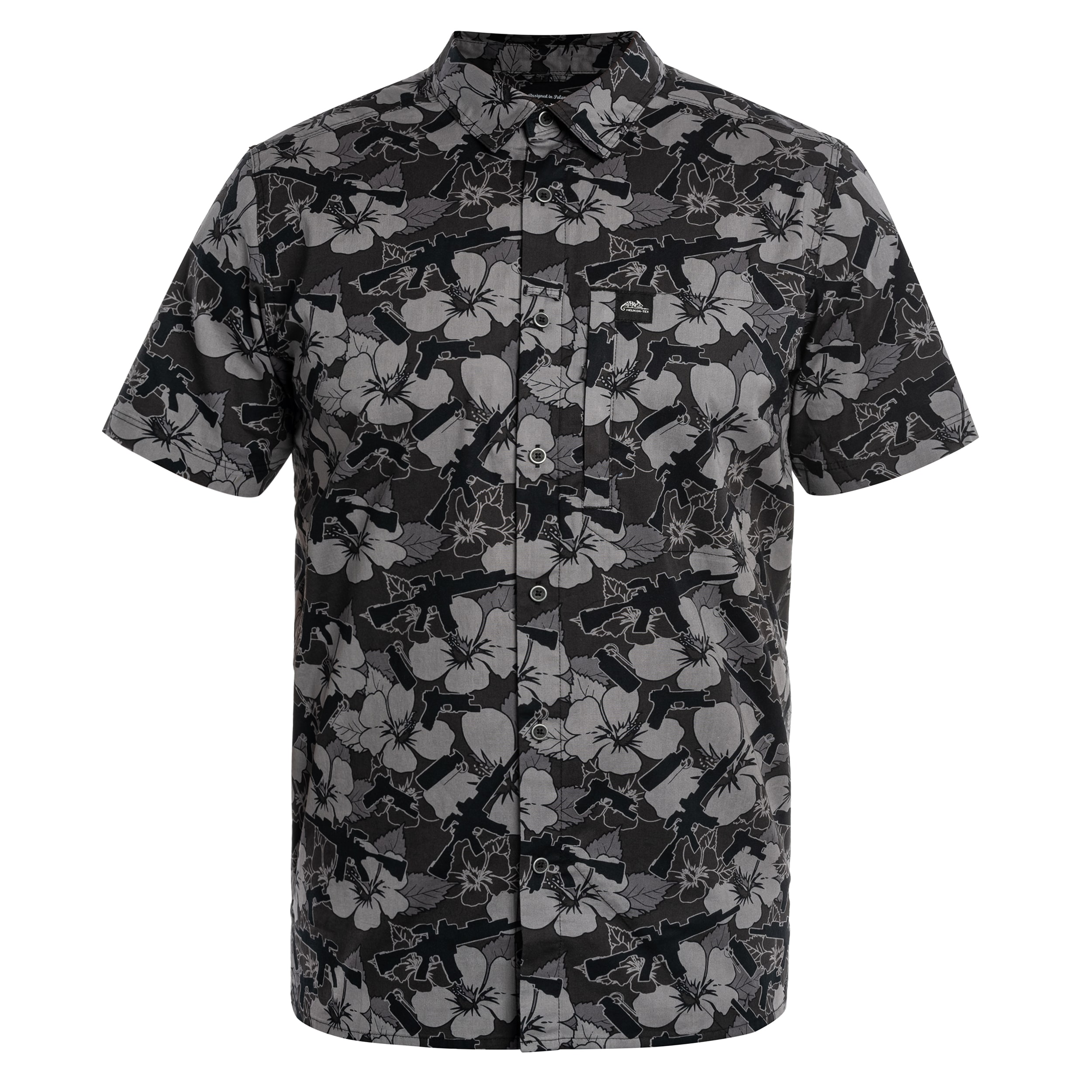 Сорочка Helikon-Tex Tactical Hawaiian Short Sleeve - Dark Ops