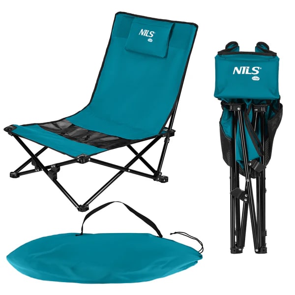Пляжний стілець Nils Camp NC3306 - Blue/Grey