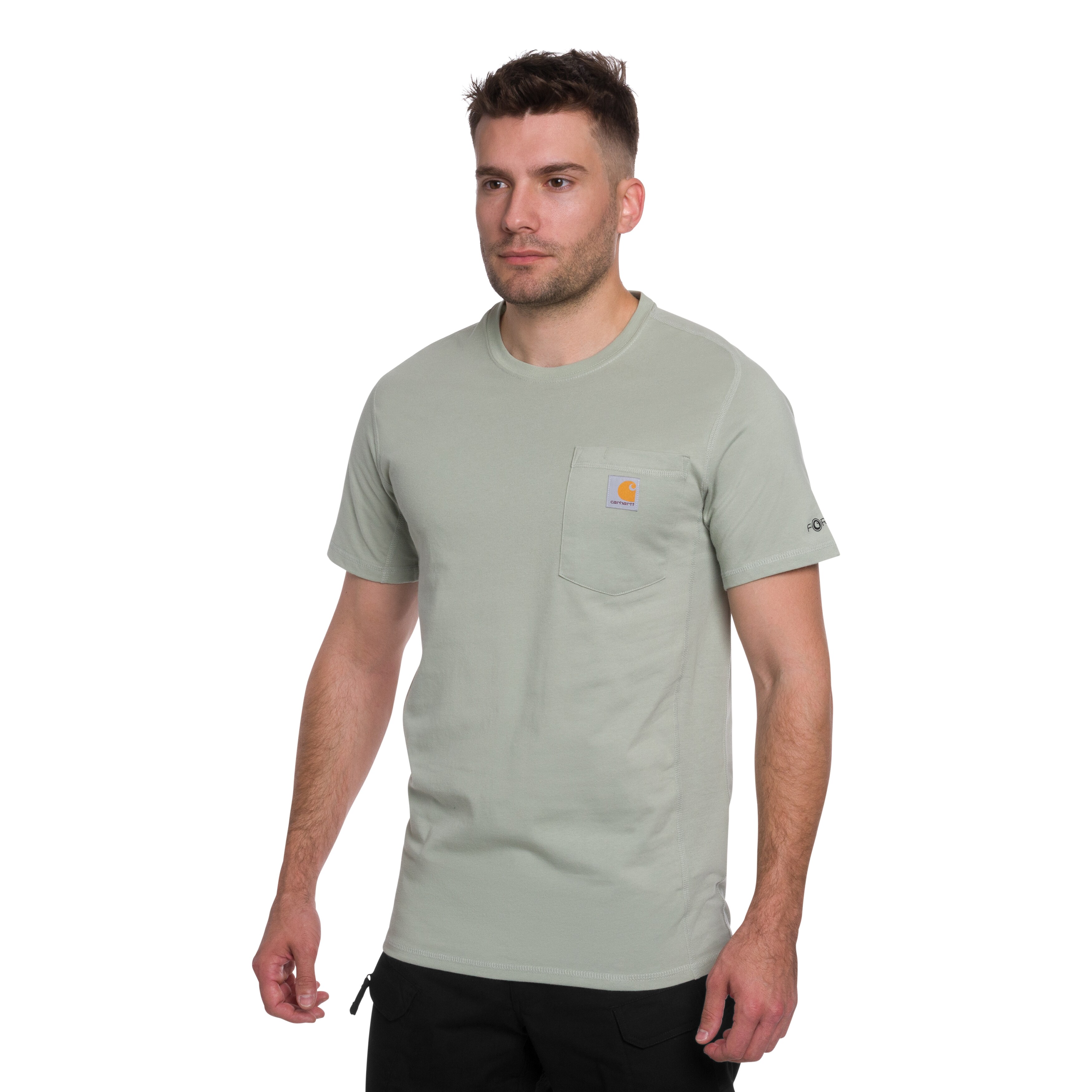 Футболка Carhartt Force Midweight S/S Pocket - Sage