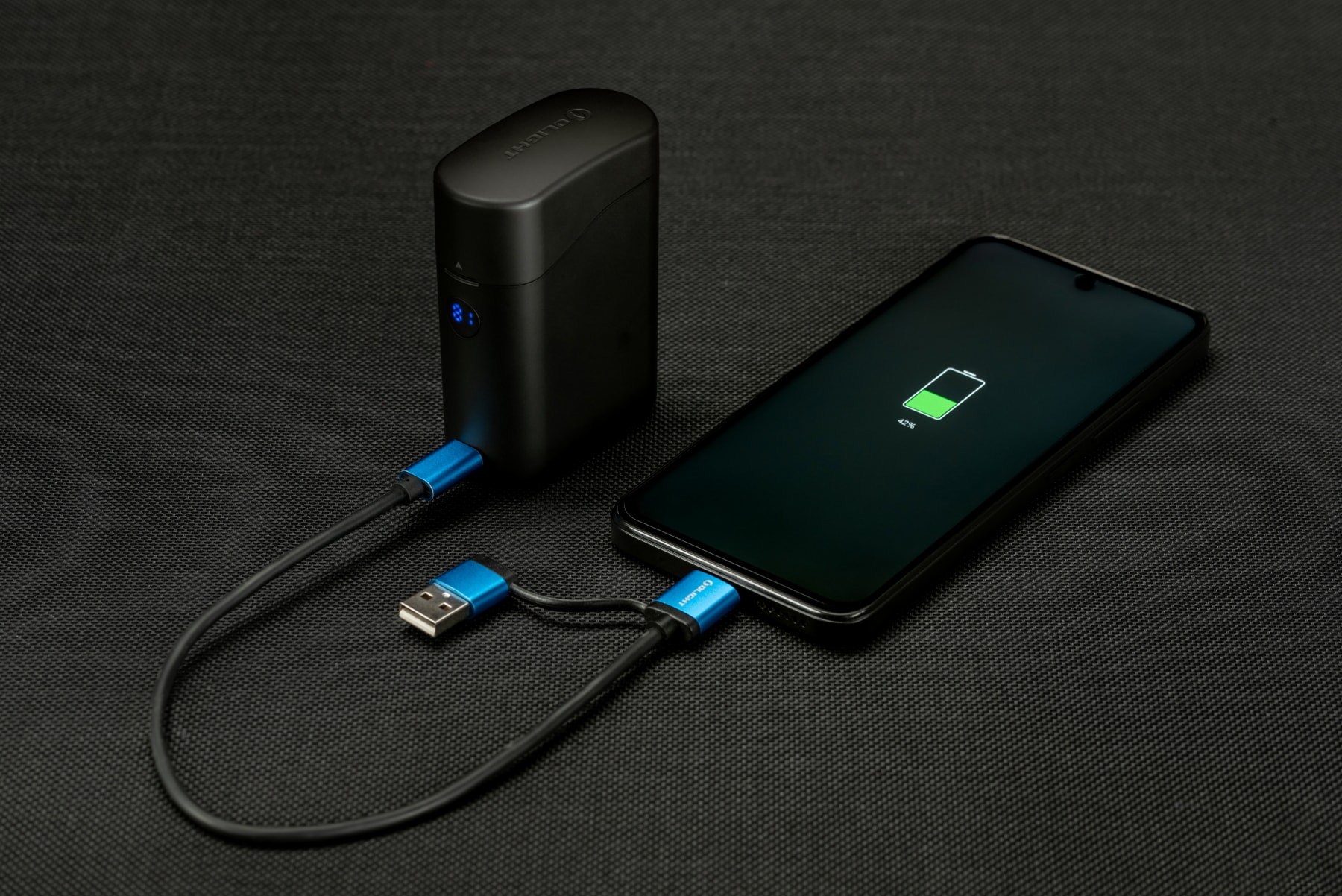 Налобний та кутовий ліхтарик Olight Perun 3 Mini Premium Cool White Black з пов'язкою - 1250 люменів