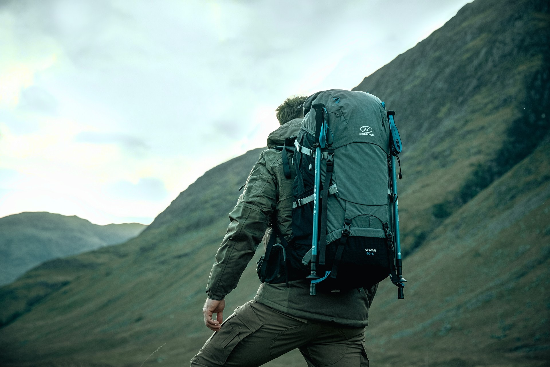 Рюкзак Highlander Outdoor Novar 60+5 л - Dark Grey