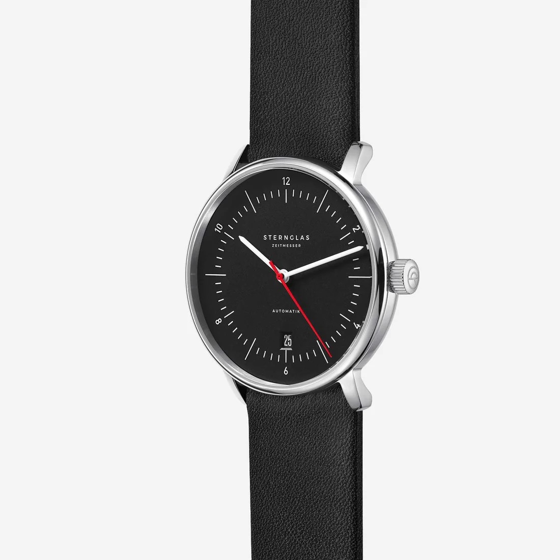 Годинник Sternglas Naos Automatik - Black/Red