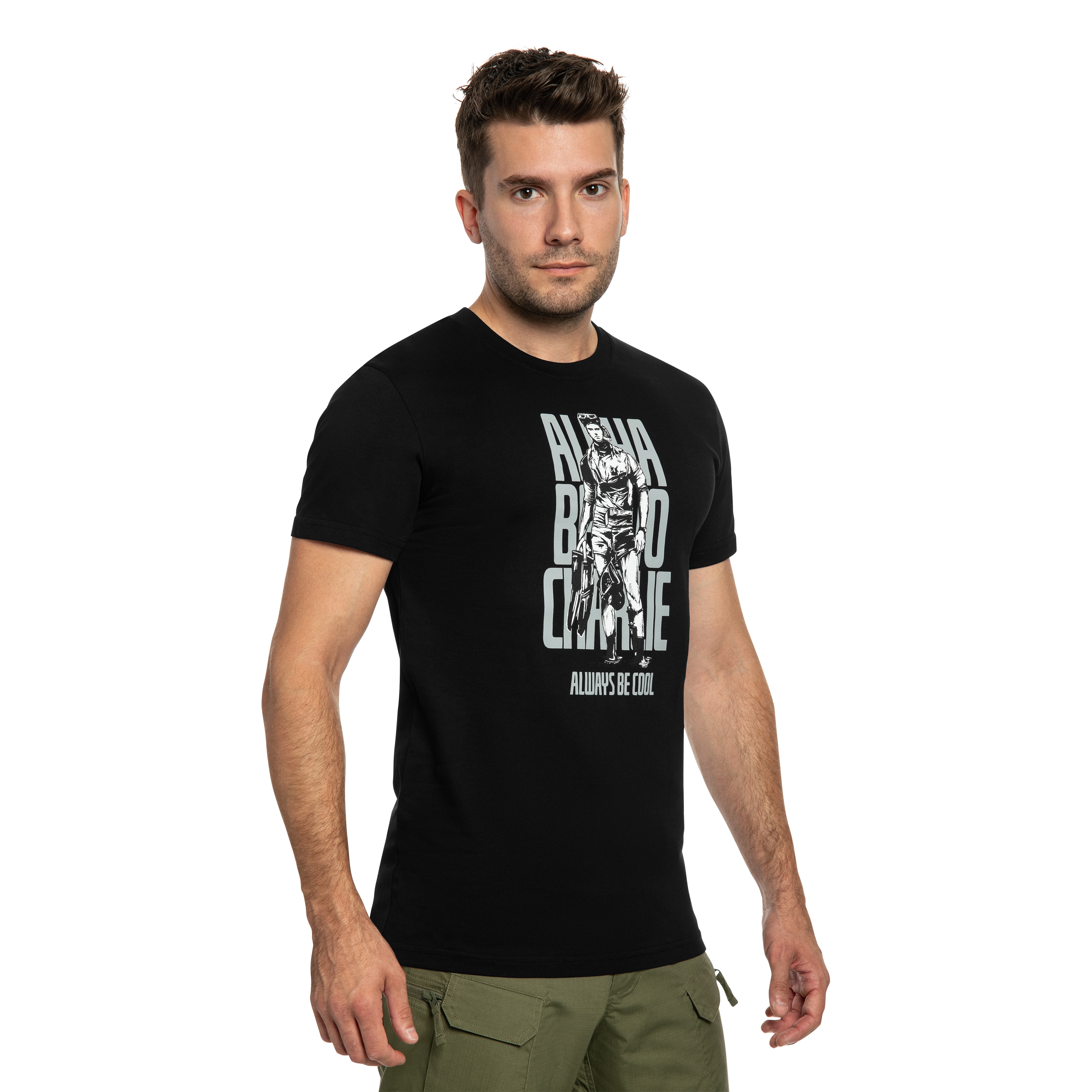 Футболка T-Shirt Helikon-Tex ABC Alfa Bravo Charlie - Black