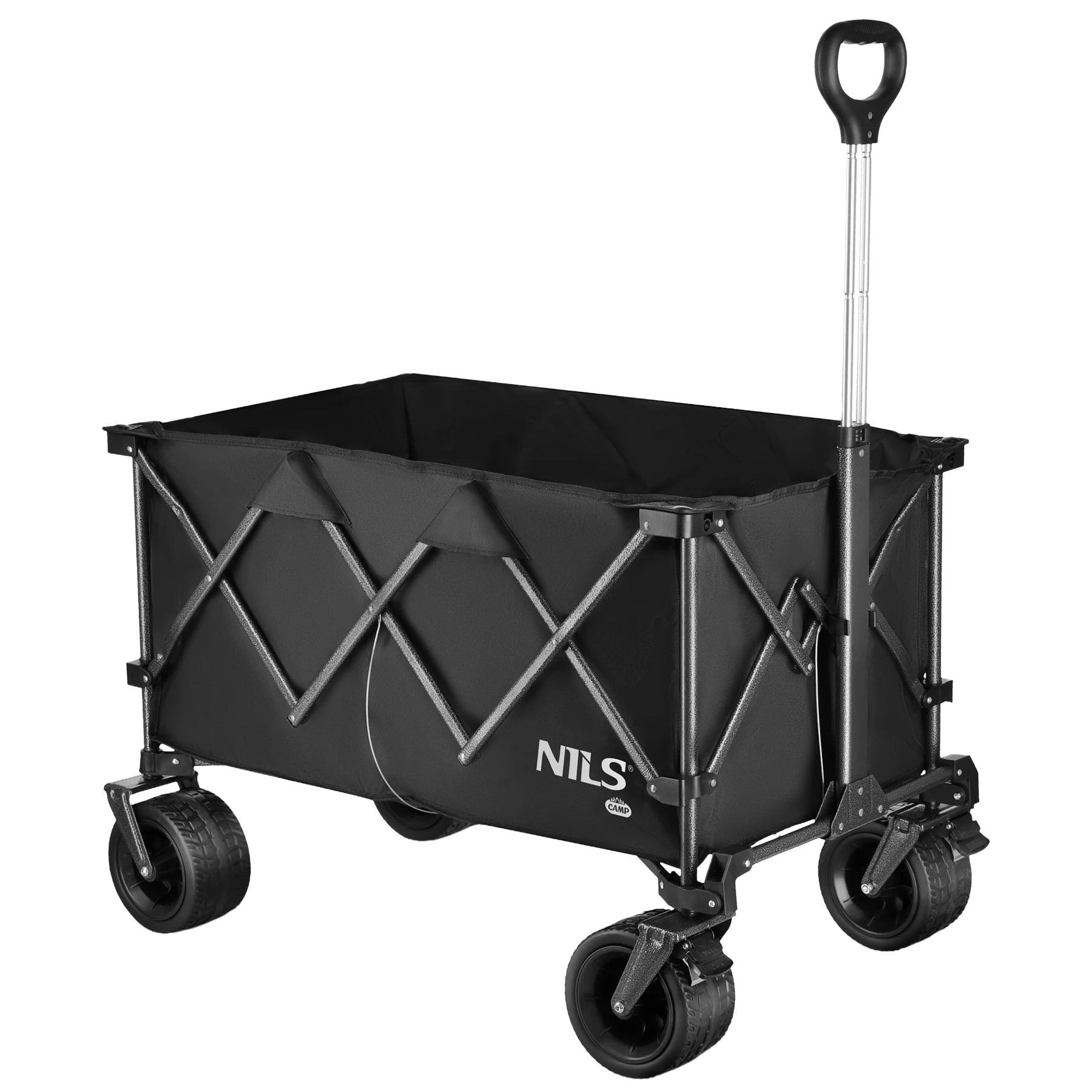 Транспортний візок Nils Camp XXL NC2604 180 л - Чорний