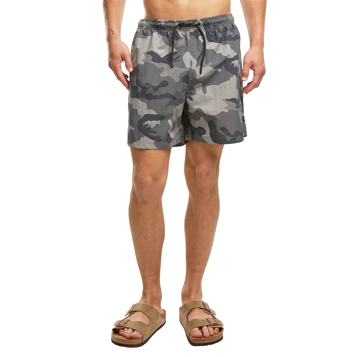 Шорти для плавання Brandit Swimshorts Basic - Grey Camo