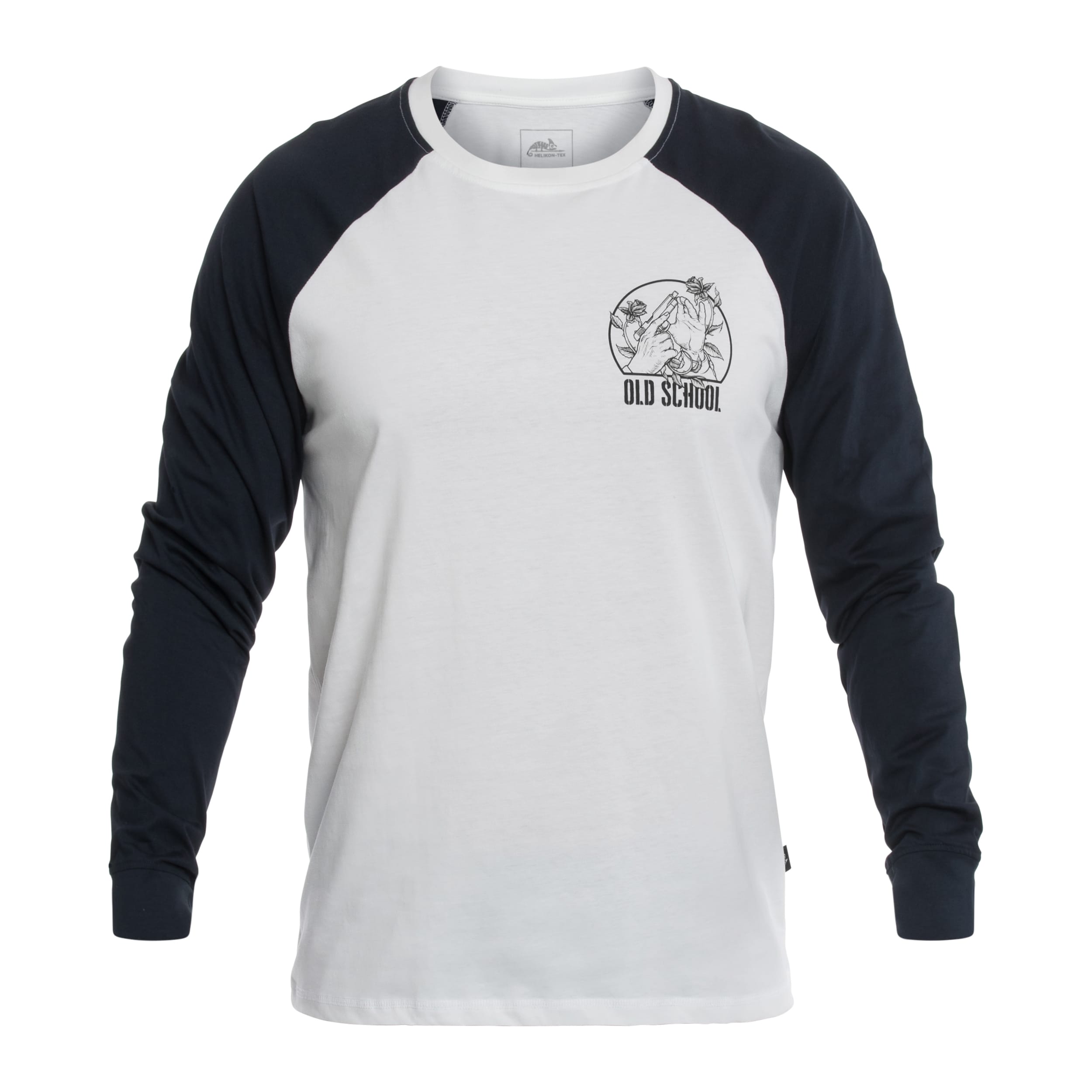 Футболка Long Sleeve Helikon Old School - White/Black