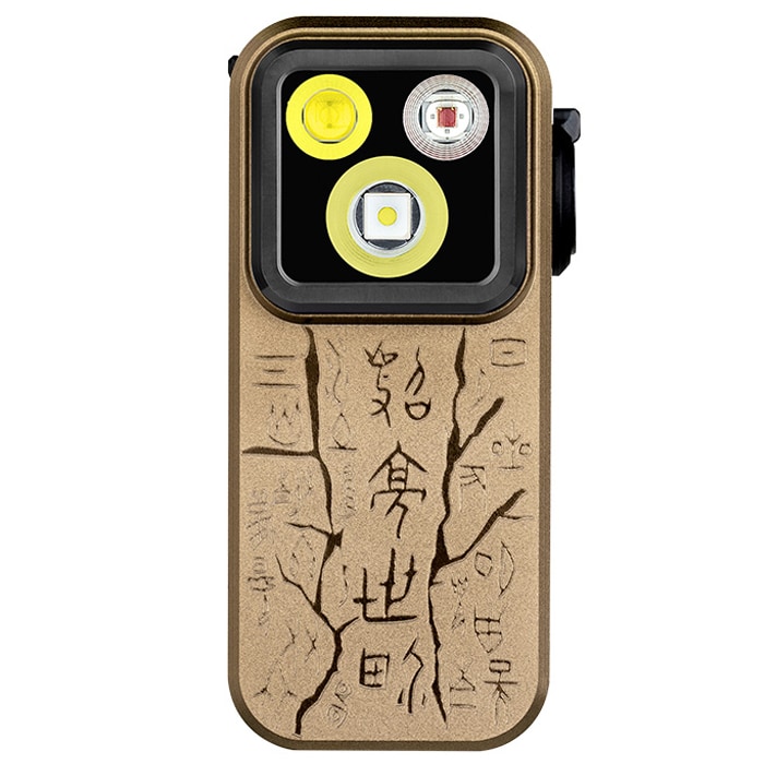 Акумуляторний ліхтарик Olight Oclip Pro Ancient Script - 500 люменів