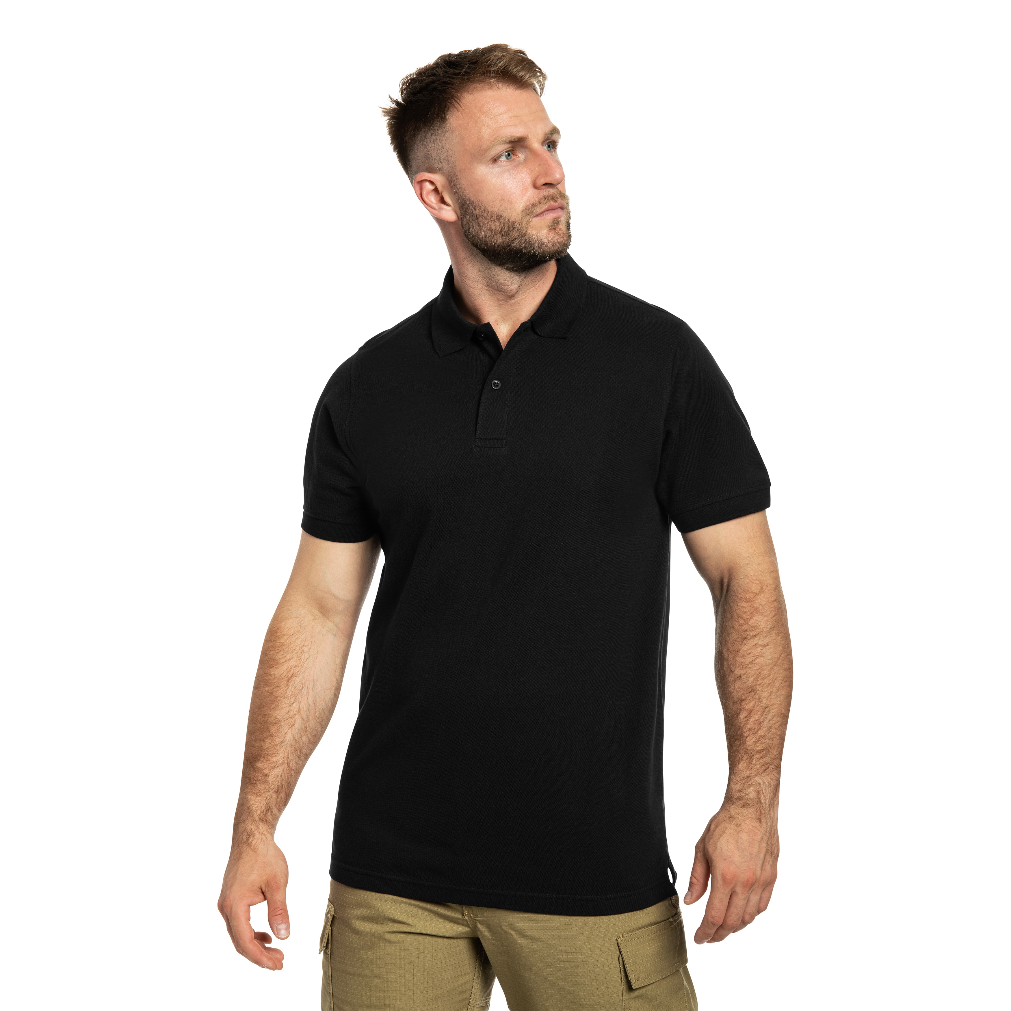 Військова футболка JT Polo - Black
