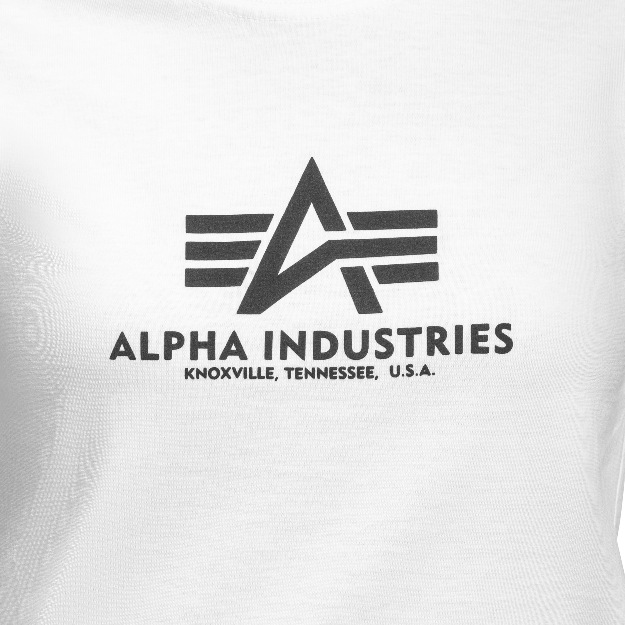 Жіноча футболка T-Shirt Alpha Industries Basic Big Logo Puff Print - White
