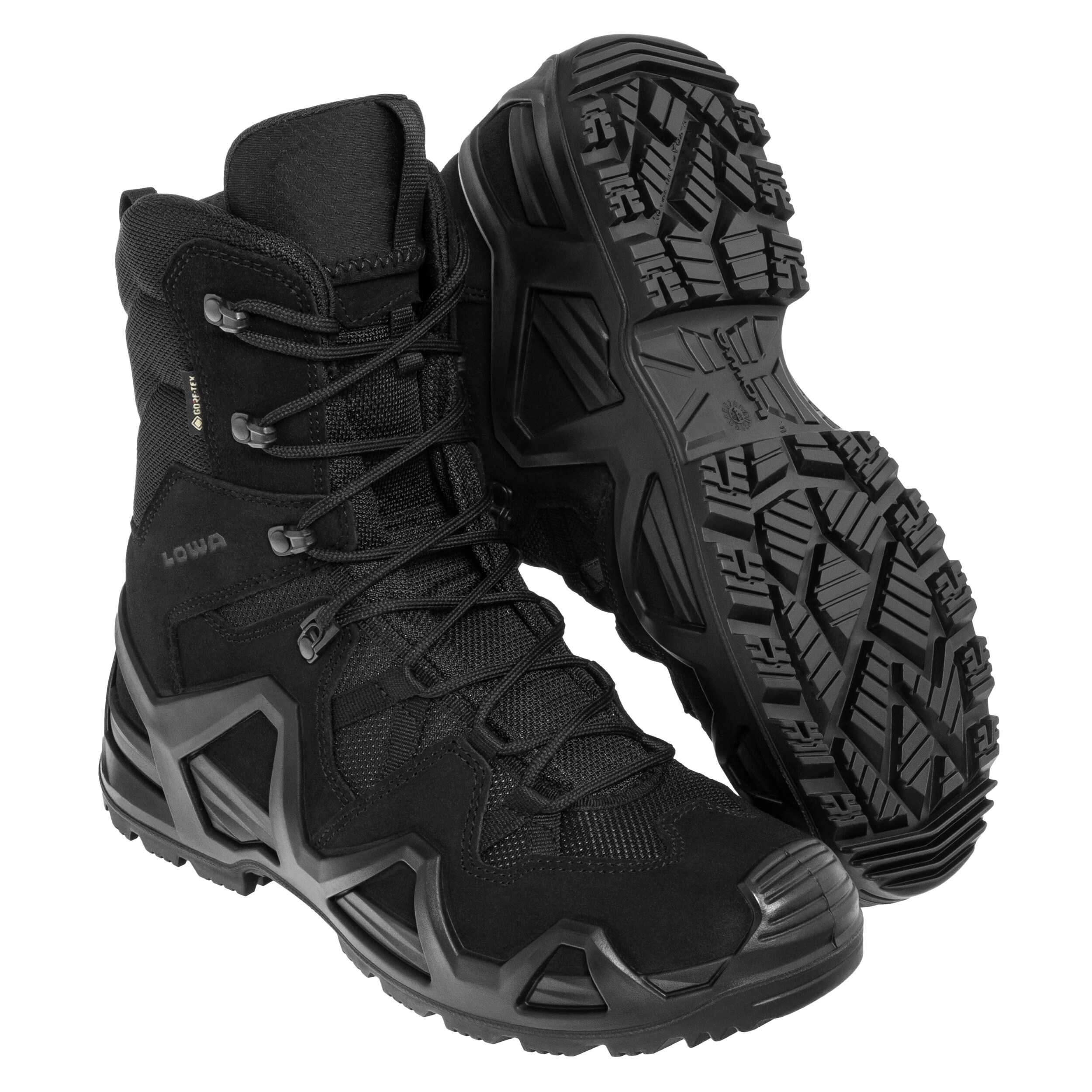 Черевики Zephyr GTX HI MK2 Black + Care Set Lowa для чищення взуття - набір