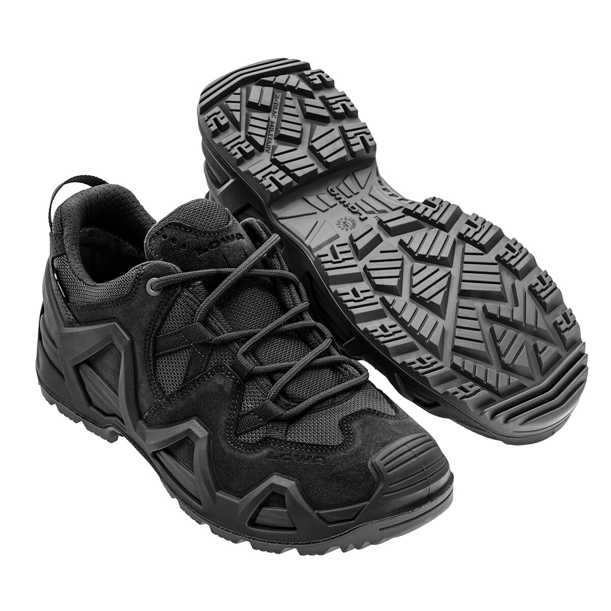 Черевики Zephyr GTX Low MK2 Black + Care Set Lowa для чищення взуття - набір