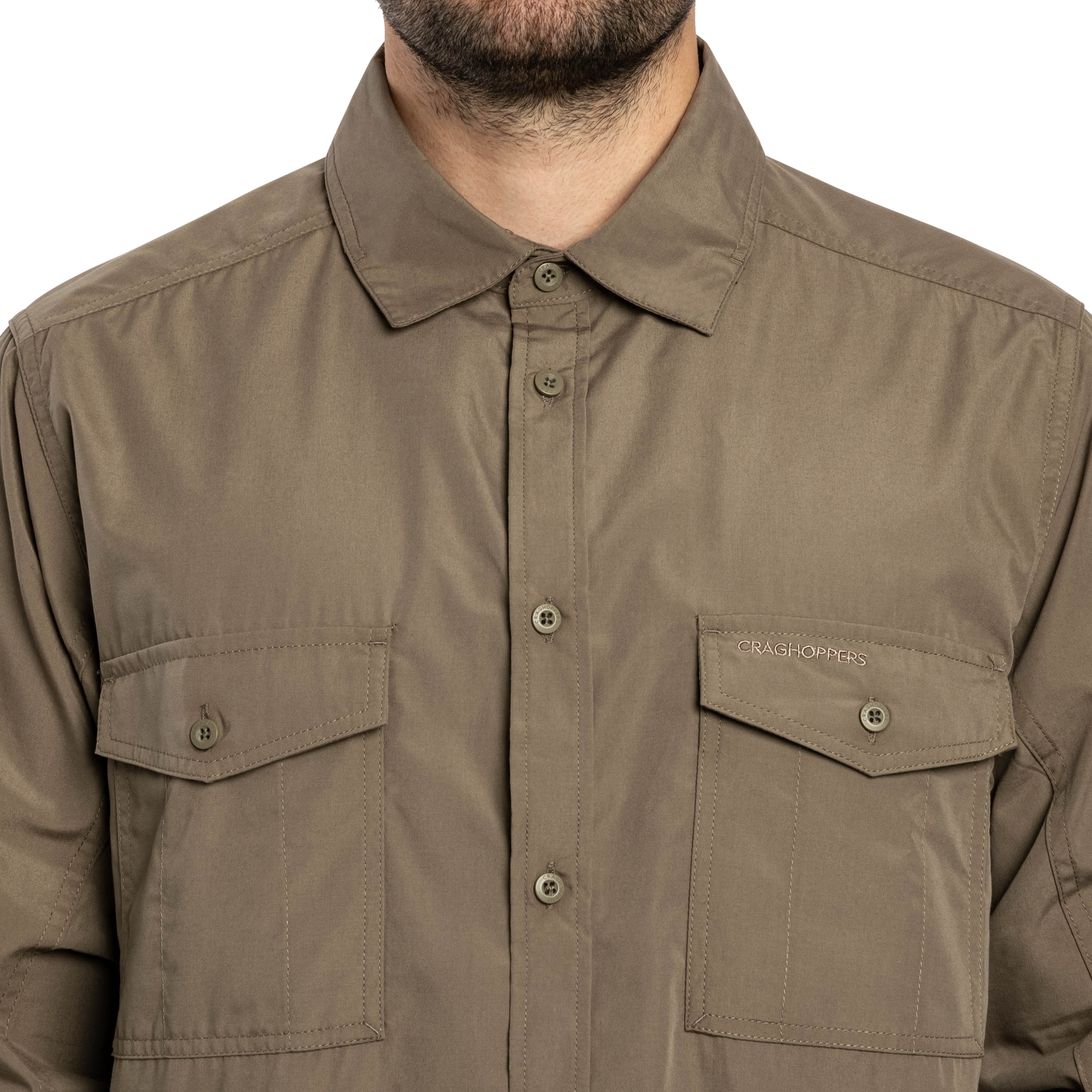 Сорочка Craghoppers Kiwi Long Sleeve - Pebble