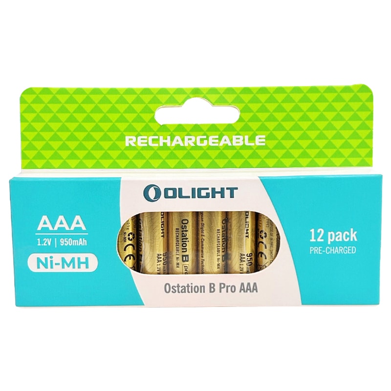 Акумулятор 1,2 В Olight Ostation B Pro AAA 950 мАг - 12 шт.