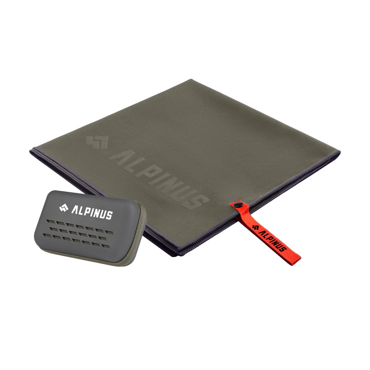 Швидковисихаючий рушник Alpinus Tarifa 75 x 150 см - Темно-зелений