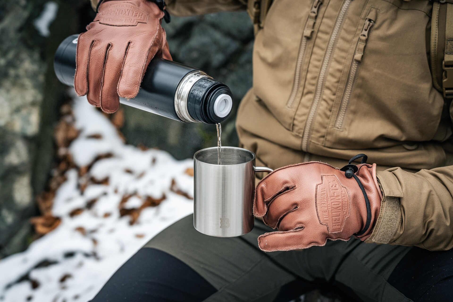 Термочашка Badger Outdoor Steel Boy 400 мл - Silver