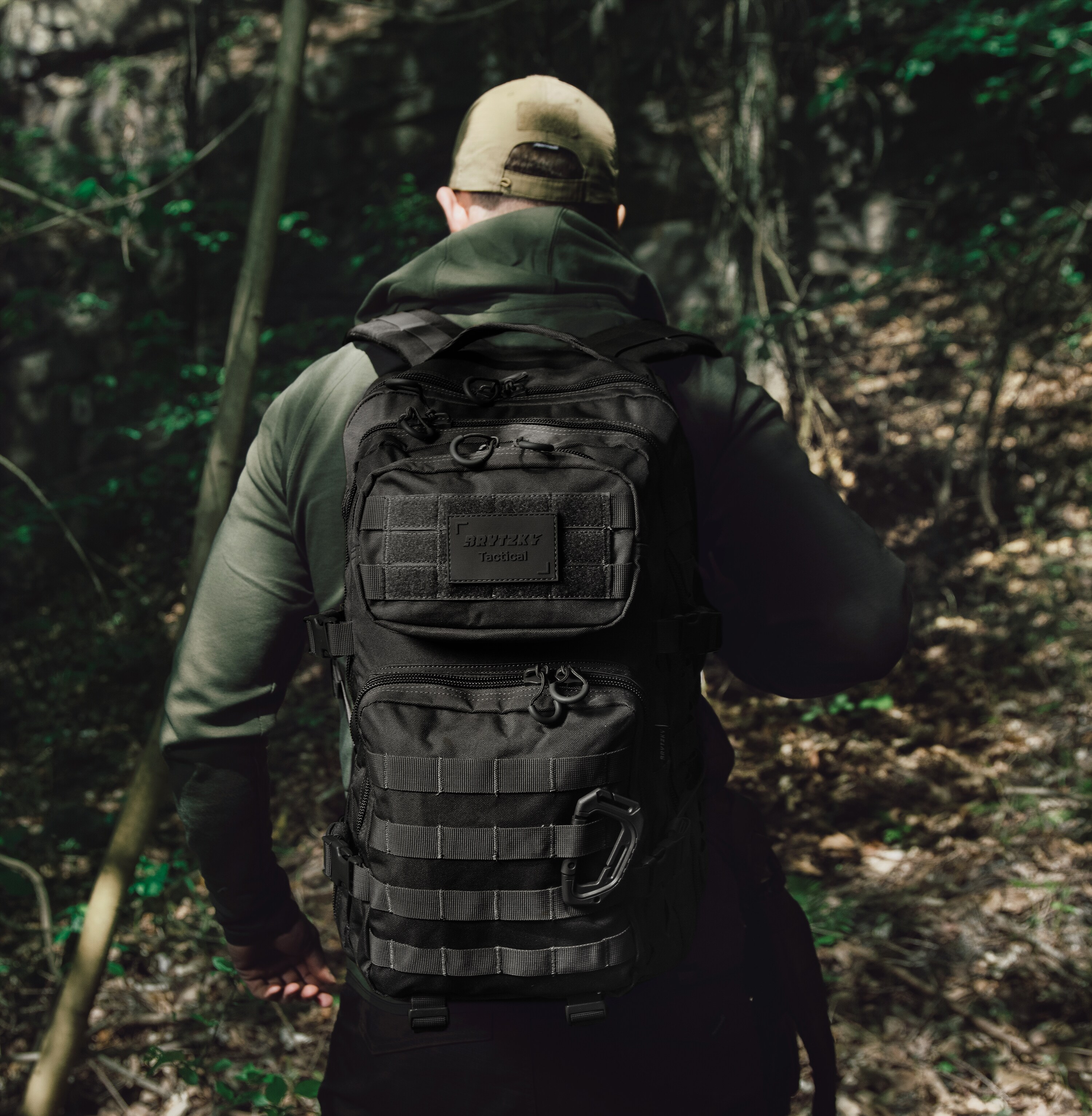 Рюкзак Brytzky Tactical Polygon Large 36 л - Black