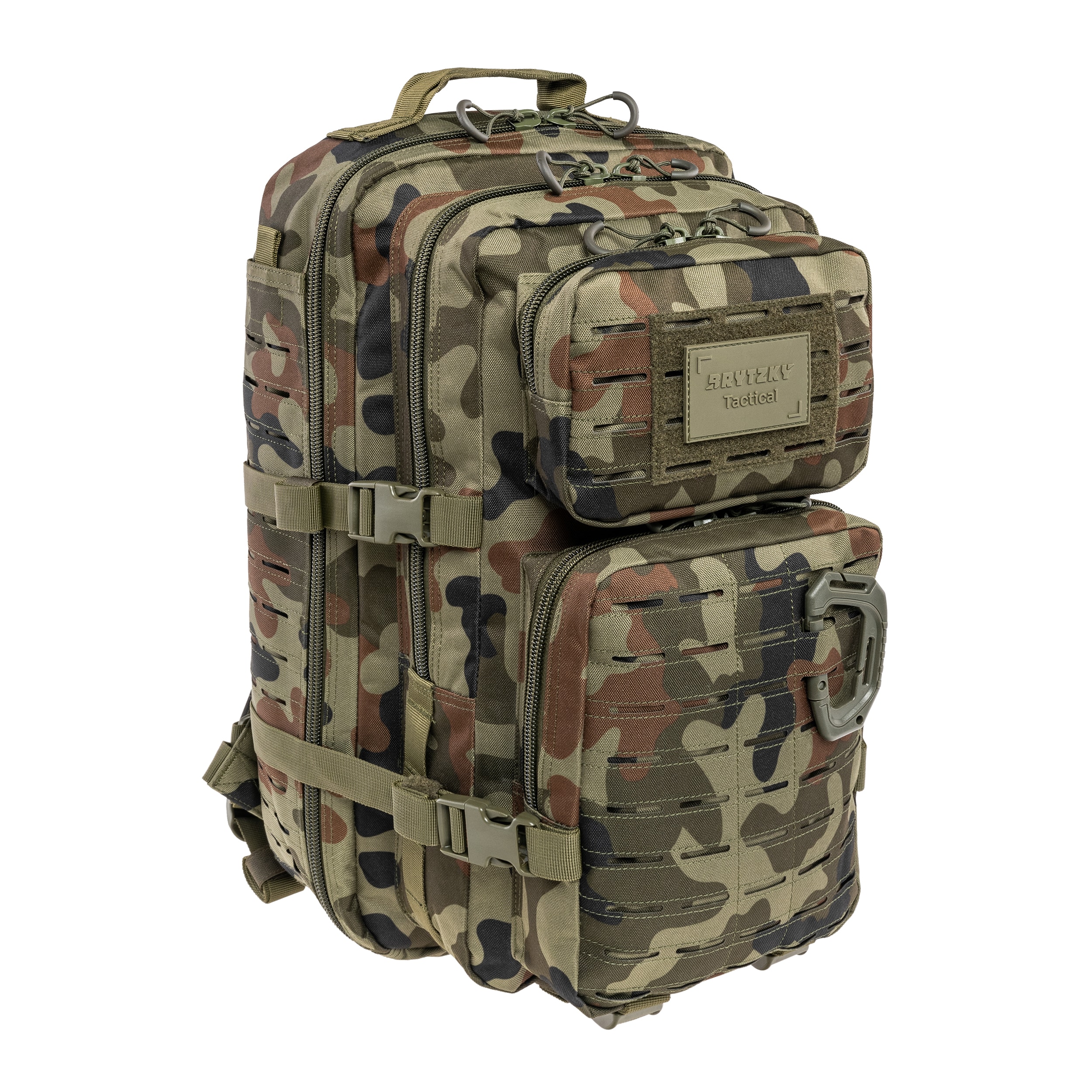 Рюкзак Brytzky Tactical Polygon Large Laser Cut 36 л - wz.93 Pantera PL Woodland