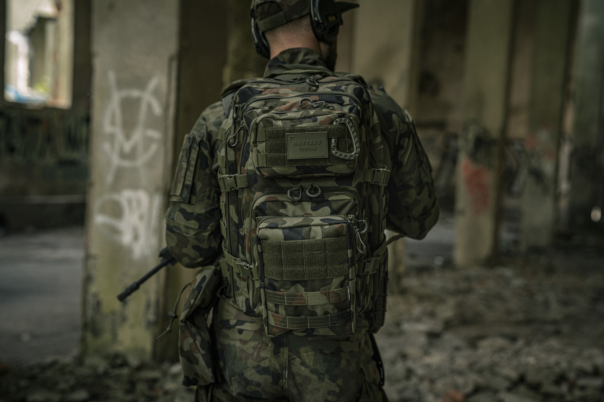 Підсумок Brytzky Tactical Field Pouch Large - wz.93 Pantera PL Woodland