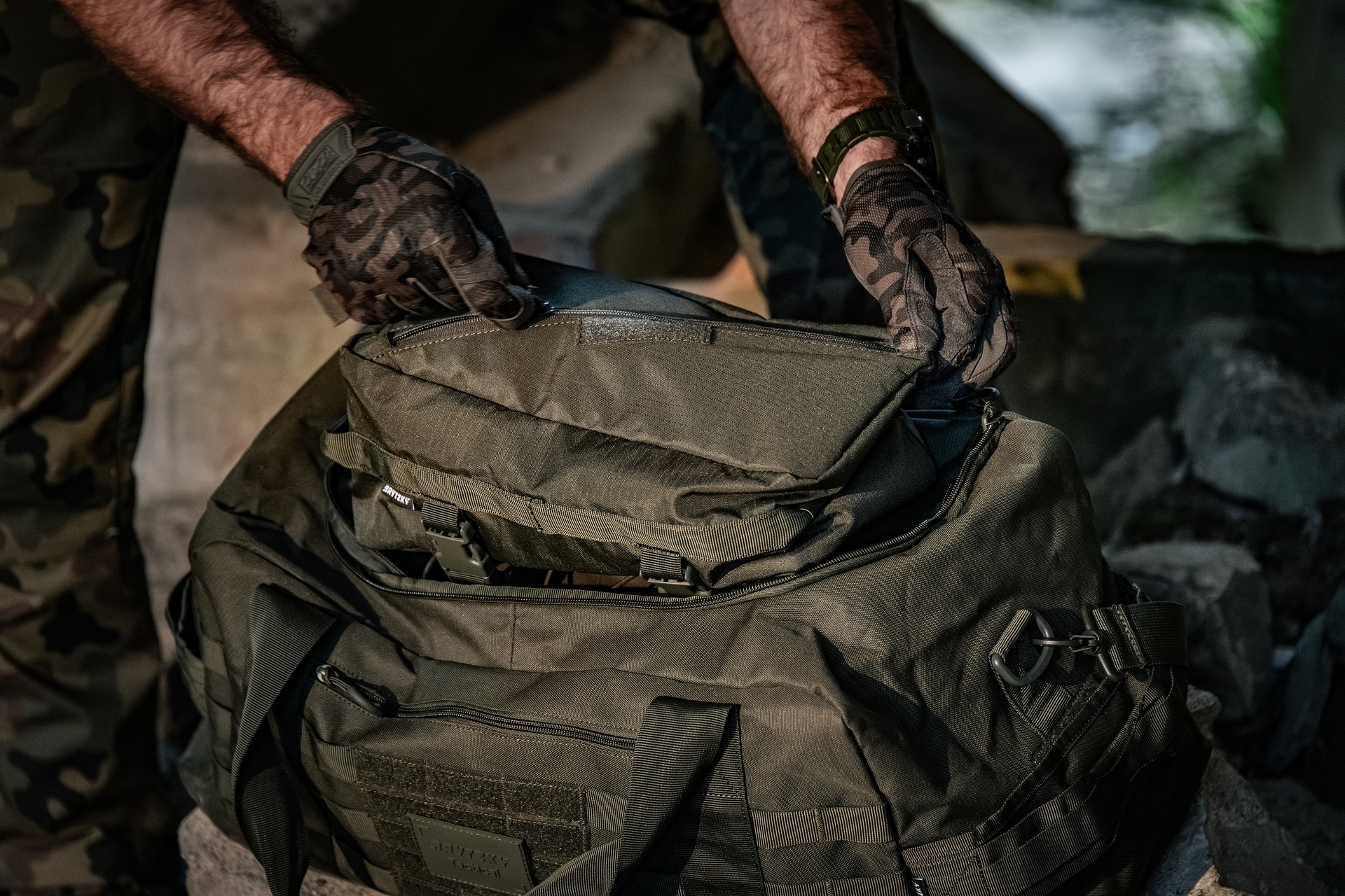 Органайзер Brytzky Tactical GearCells 3 шт. - Olive