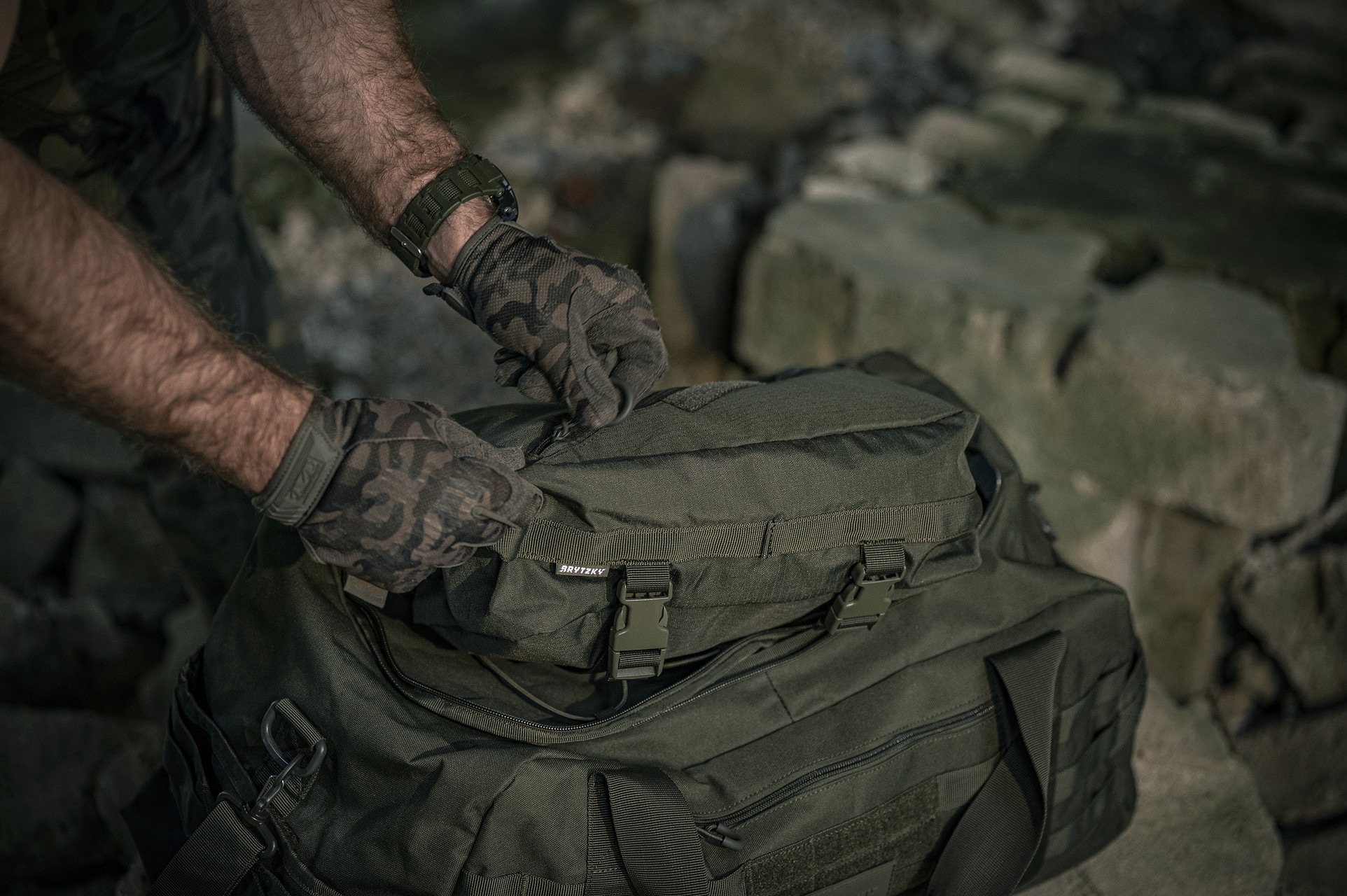 Органайзер Brytzky Tactical GearCells 3 шт. - Olive