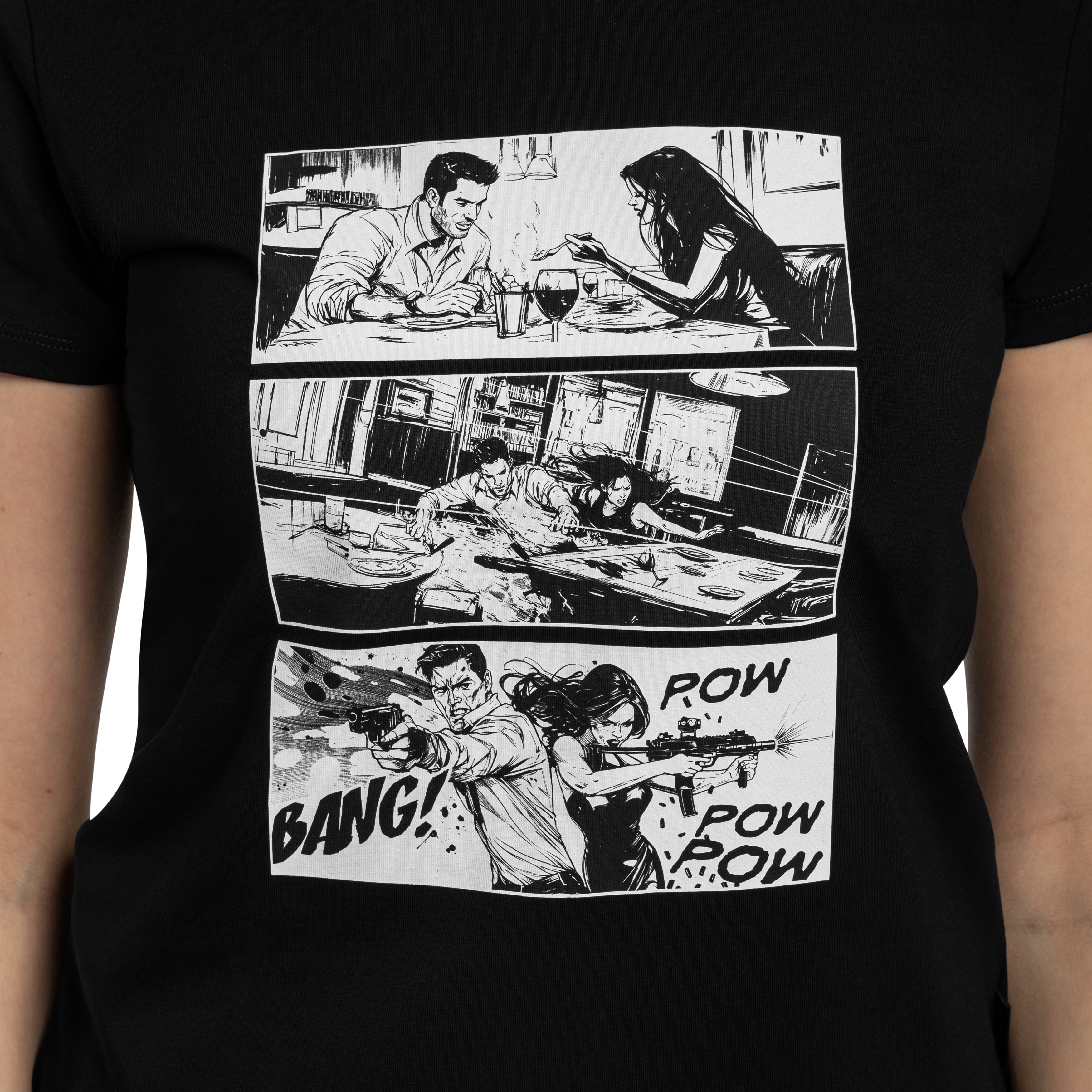 Футболка T-Shirt жіноча Helikon-Tex Combat Date - Black