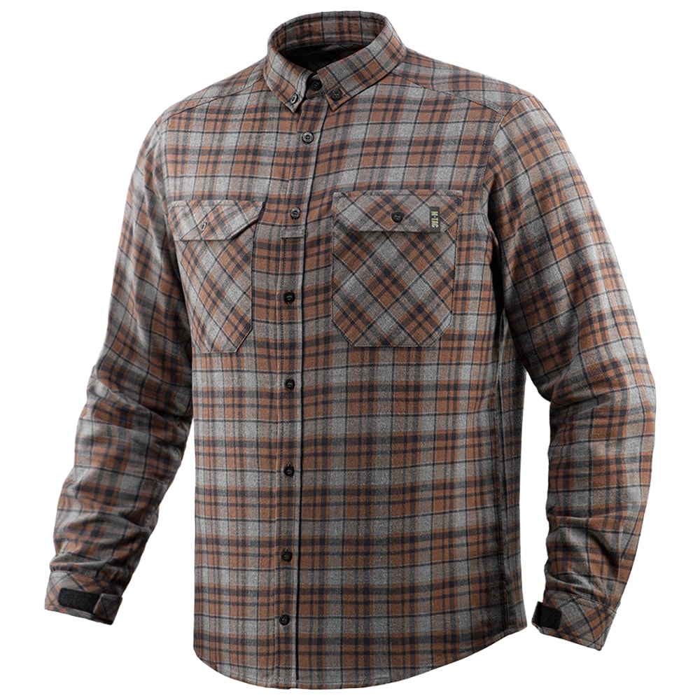 Сорочка M-Tac Lumberjack Merino Cold Weather - Grey/Brown
