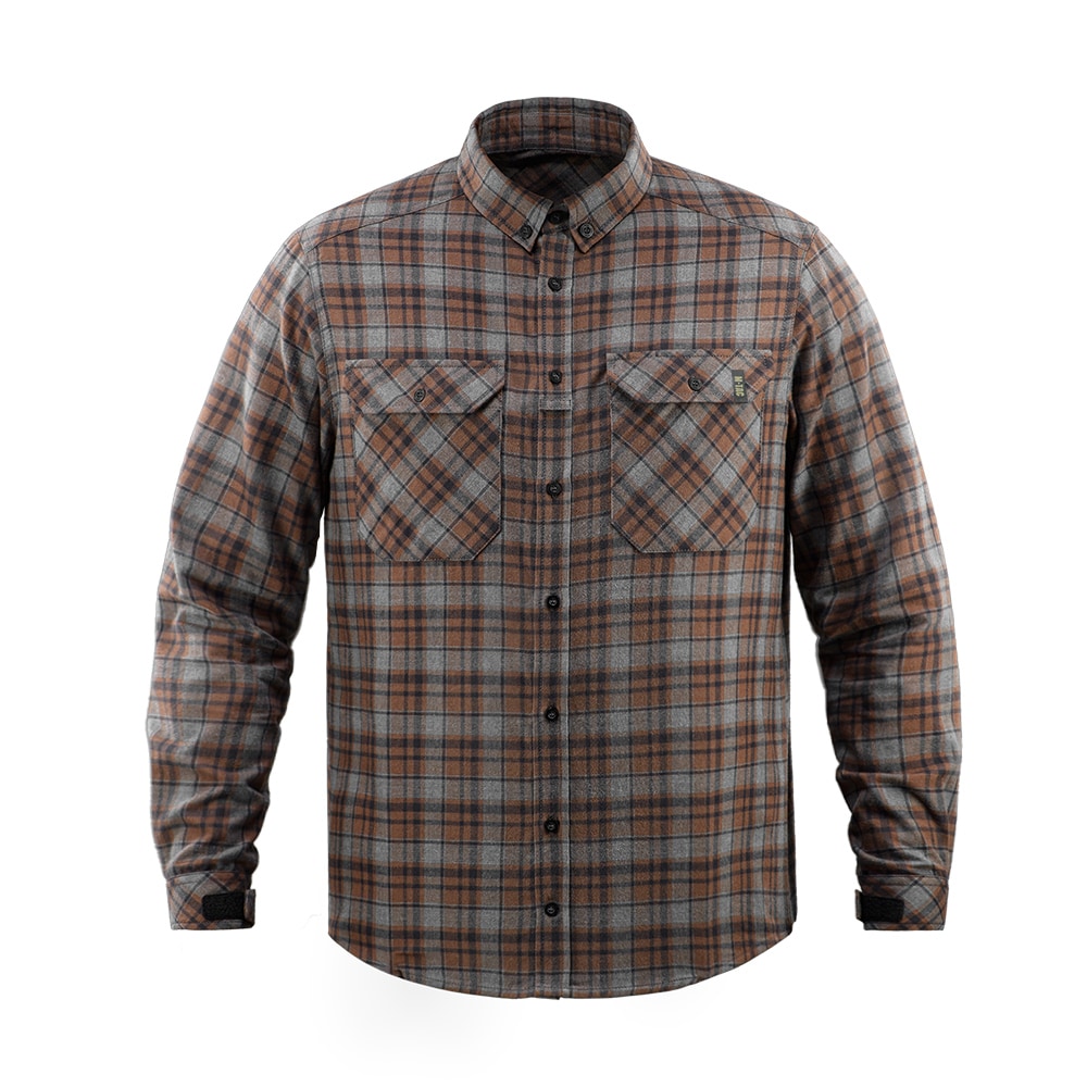 Сорочка M-Tac Lumberjack Merino Cold Weather - Grey/Brown
