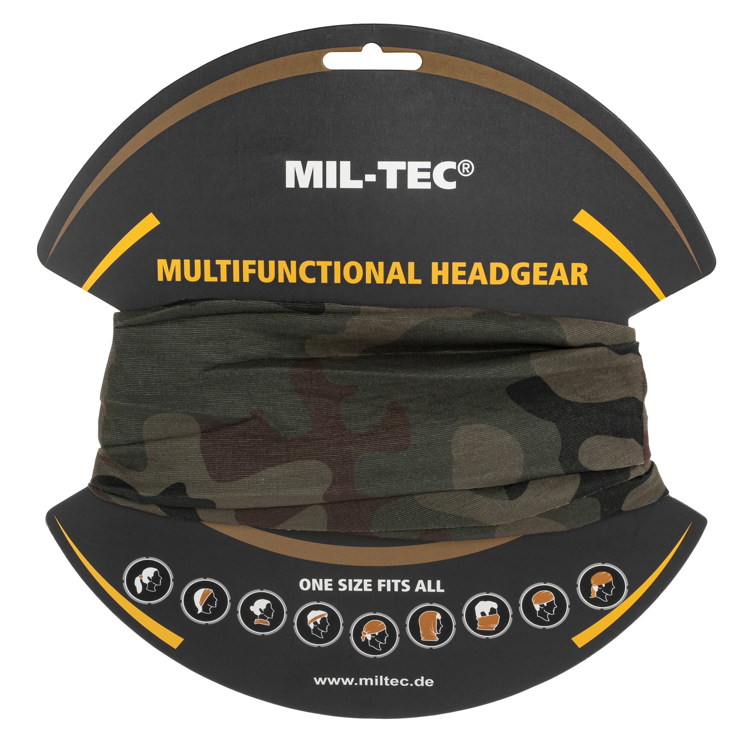 Багатофункціональний бафф Mil-Tec - wz.93 Pantera PL Woodland