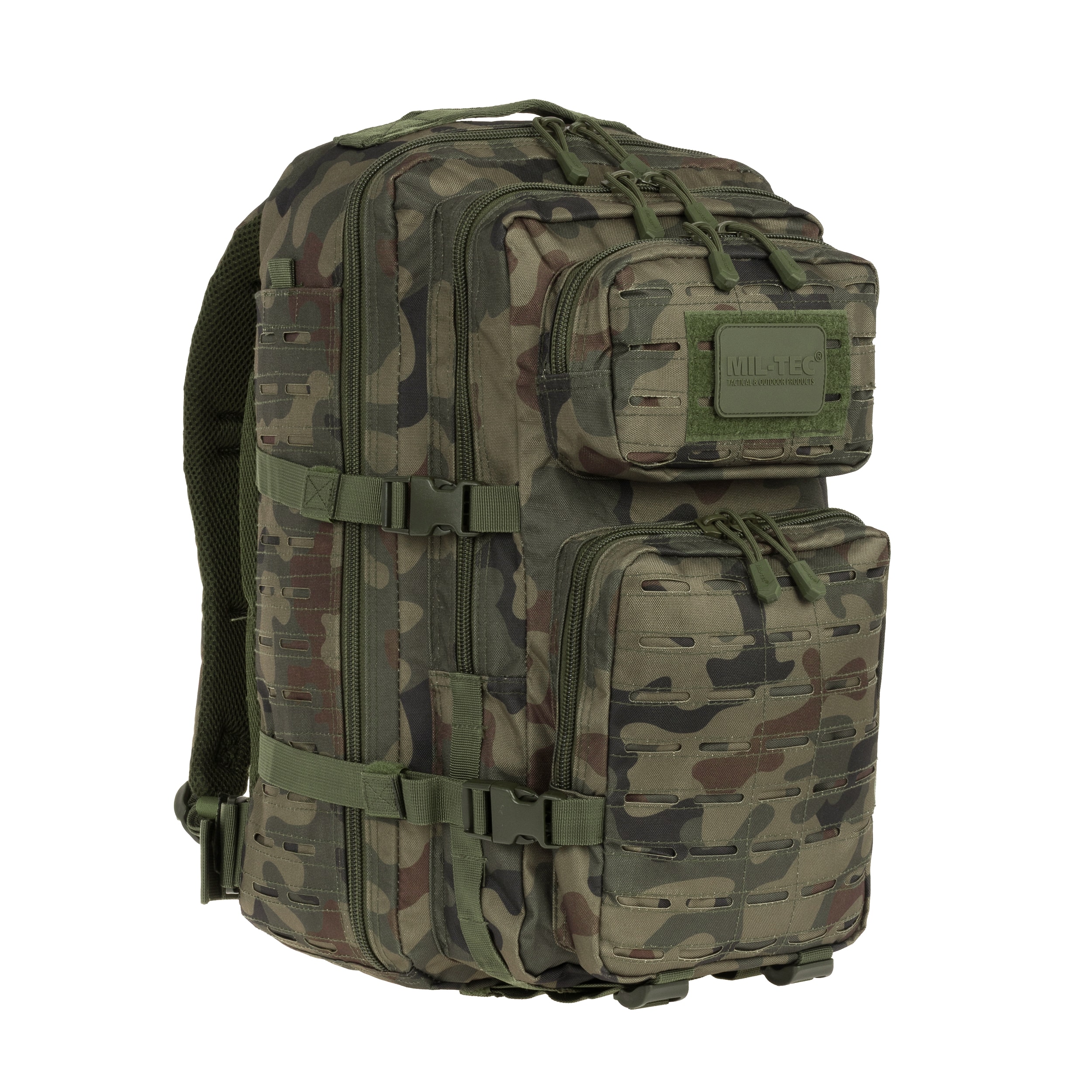 Рюкзак Mil-Tec Assault Pack Laser Cut Large 36 л - wz.93 Pantera PL Woodland