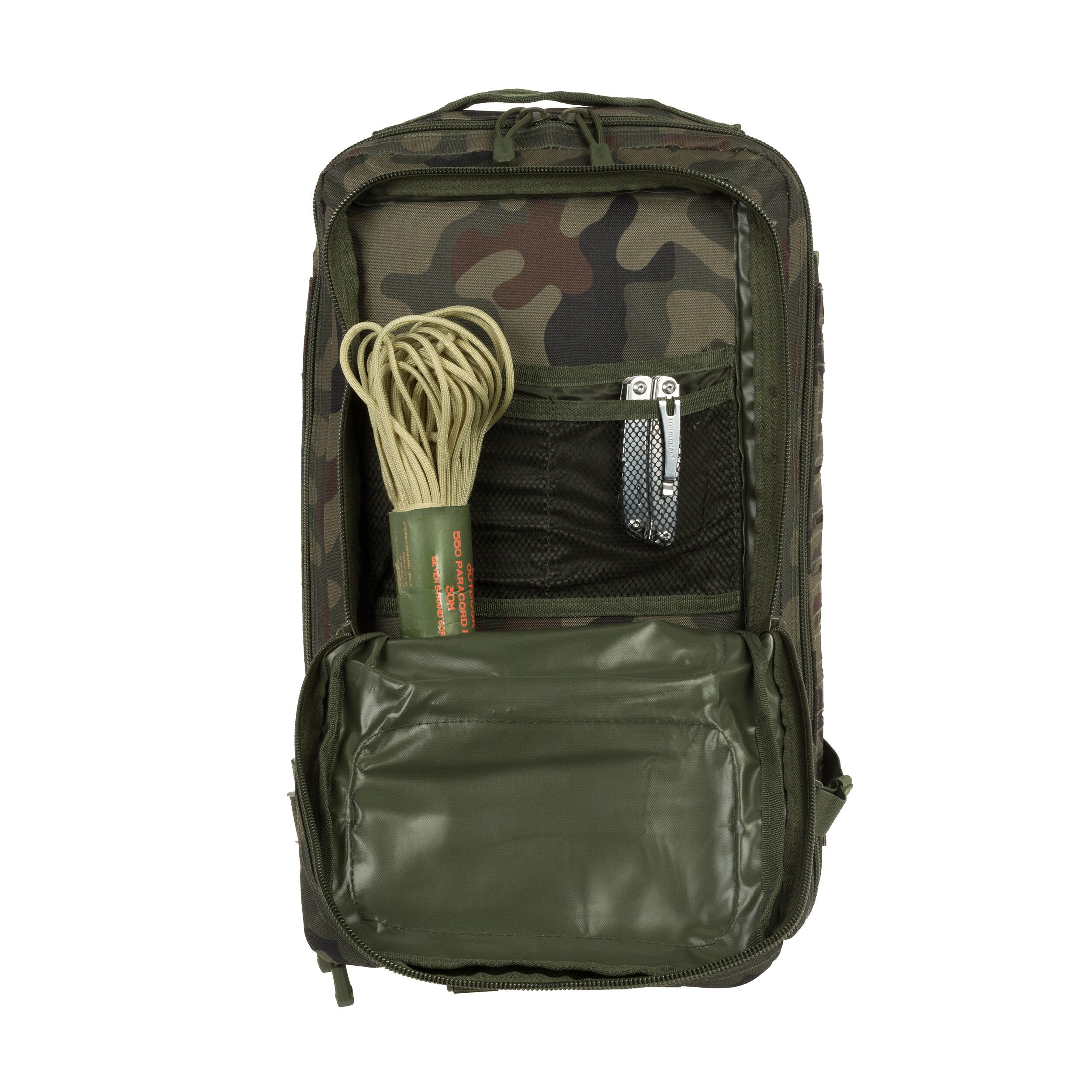 Рюкзак Mil-Tec Assault Pack Laser Cut Large 36 л - wz.93 Pantera PL Woodland