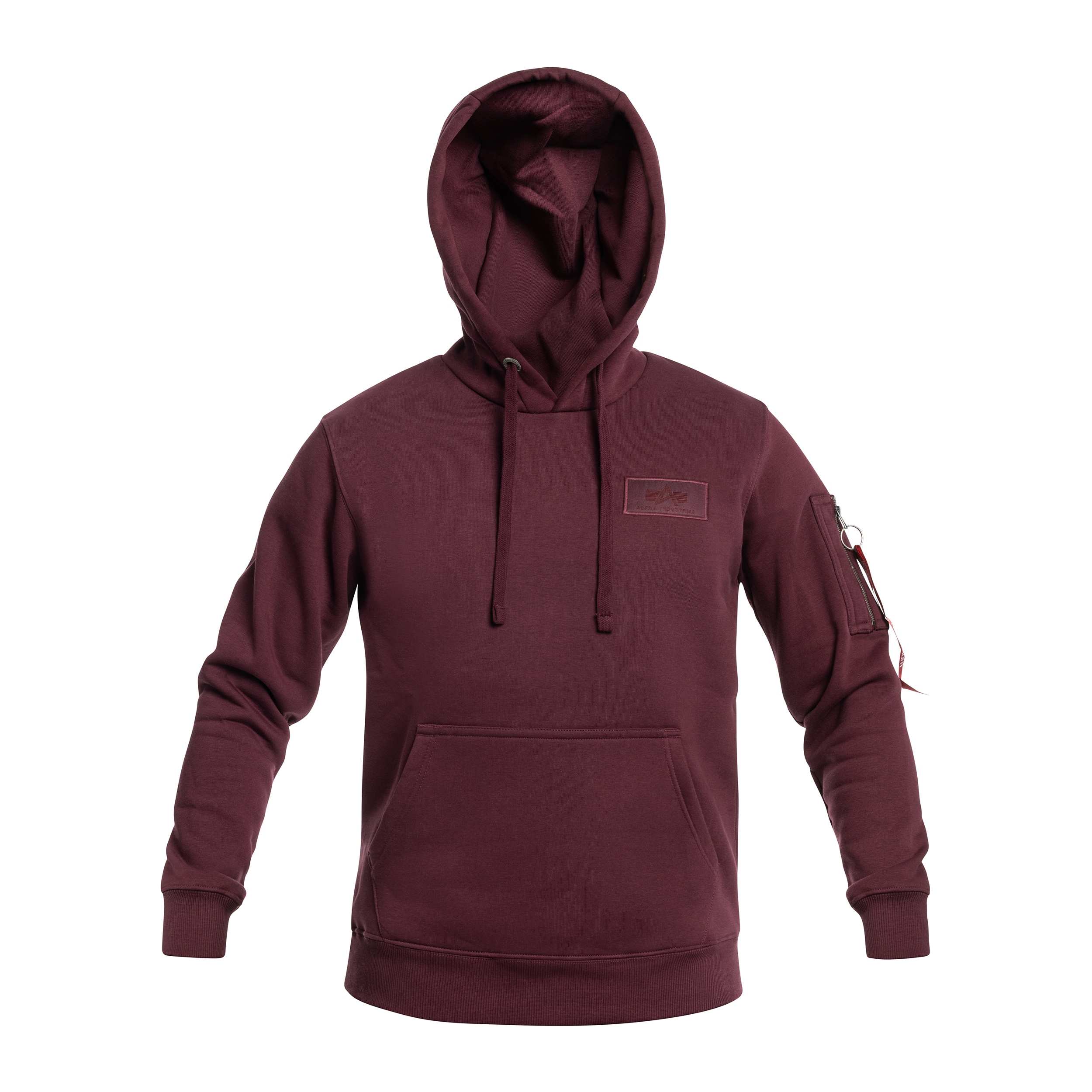 Кофта Alpha Industries Back Print Hoody - Dark Cherry