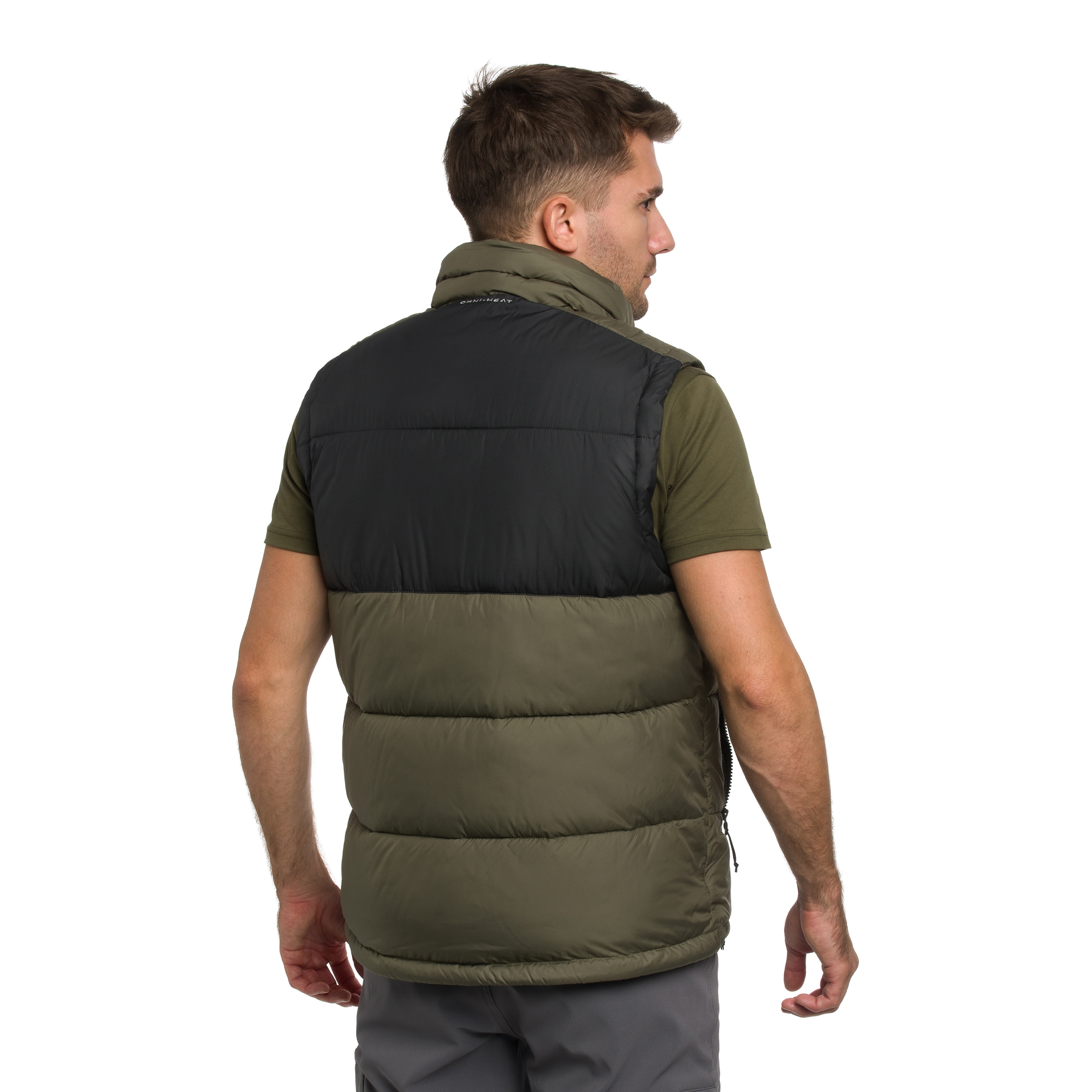 Безрукавка Columbia Pike Lake II Puffer Vest - Stone Green/Shark