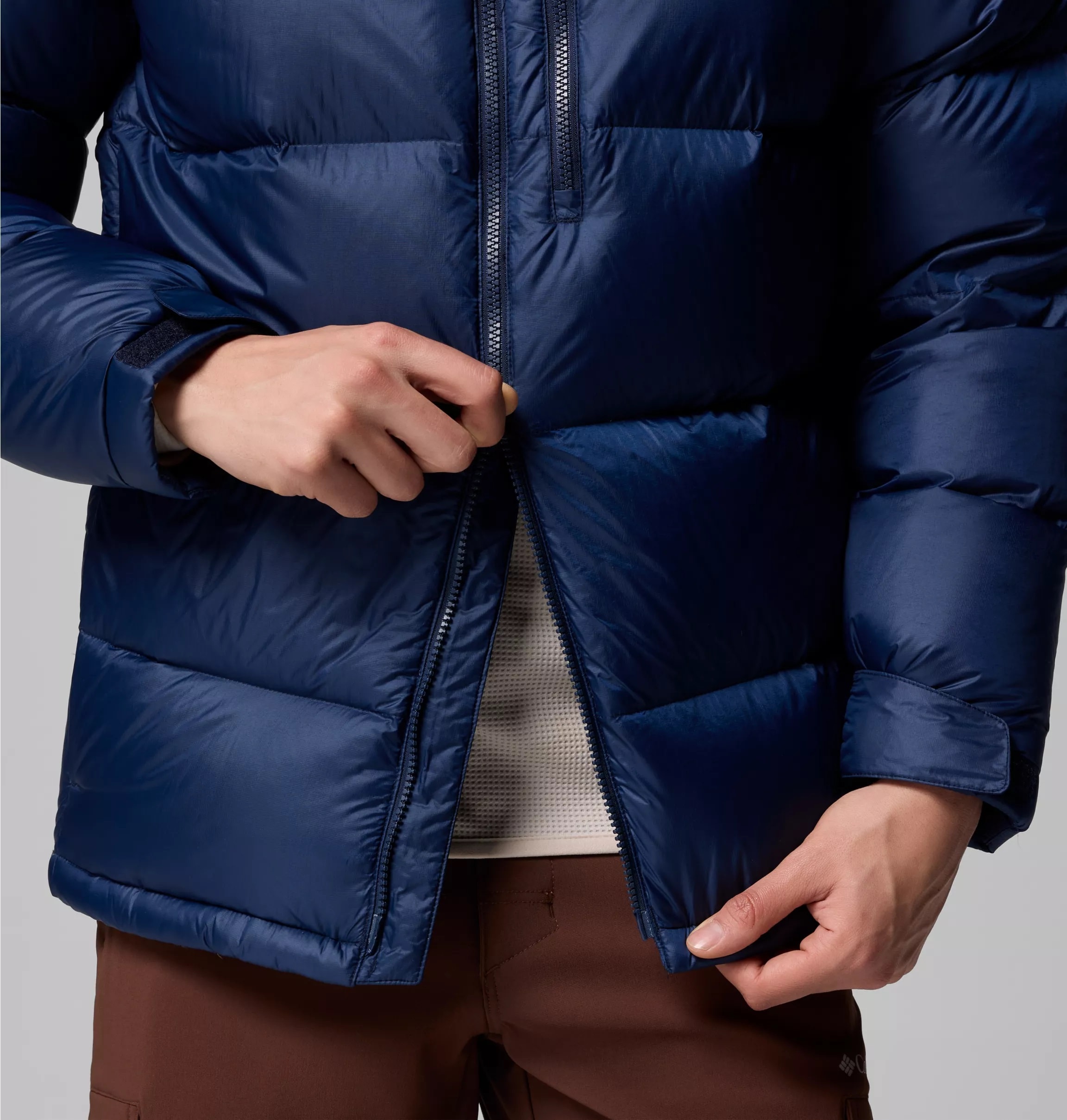 Куртка Columbia Cloudview Down Hooded Jacket - Collegiate Navy