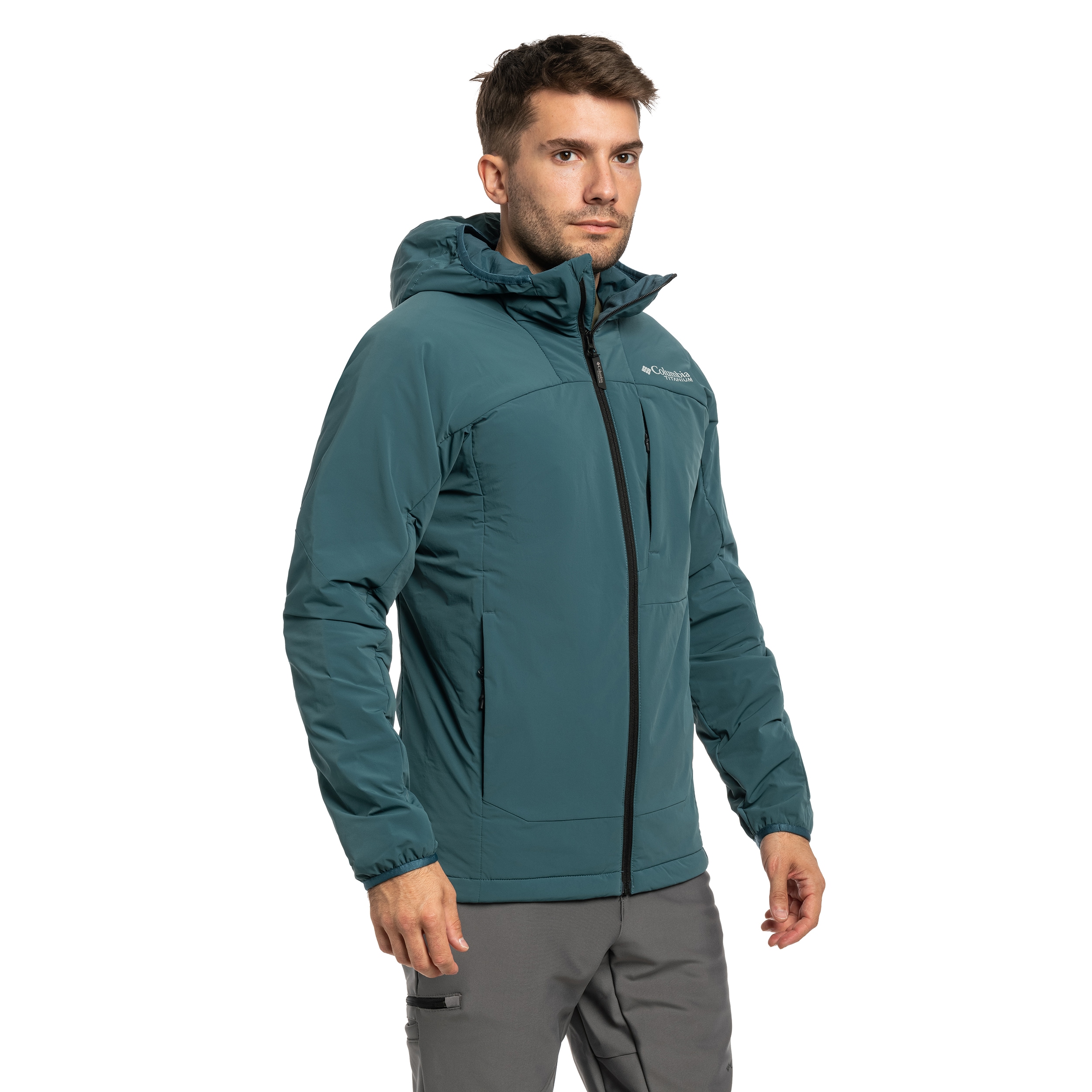 Куртка Columbia Silver Leaf Lite Insulated Hooded Jacket - Everblue