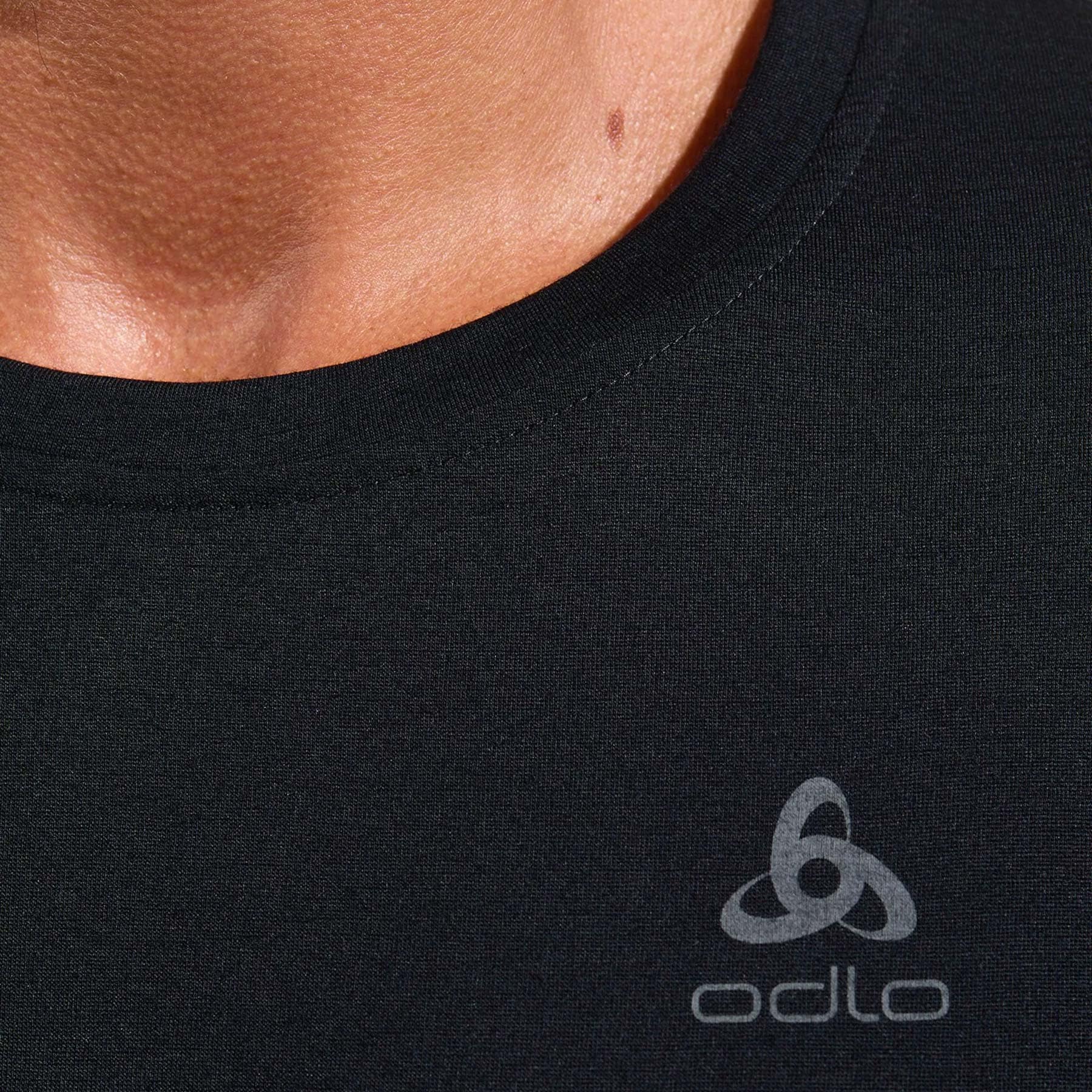 Термоактивна футболка Odlo Merino 200 Base Layer - Black