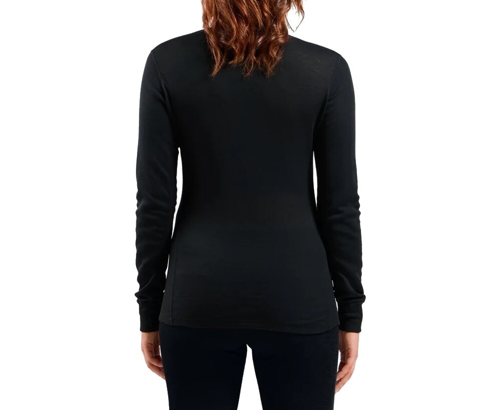 Жіноча термоактивна футболка Odlo Active Warm Base Layer Turtleneck - Black