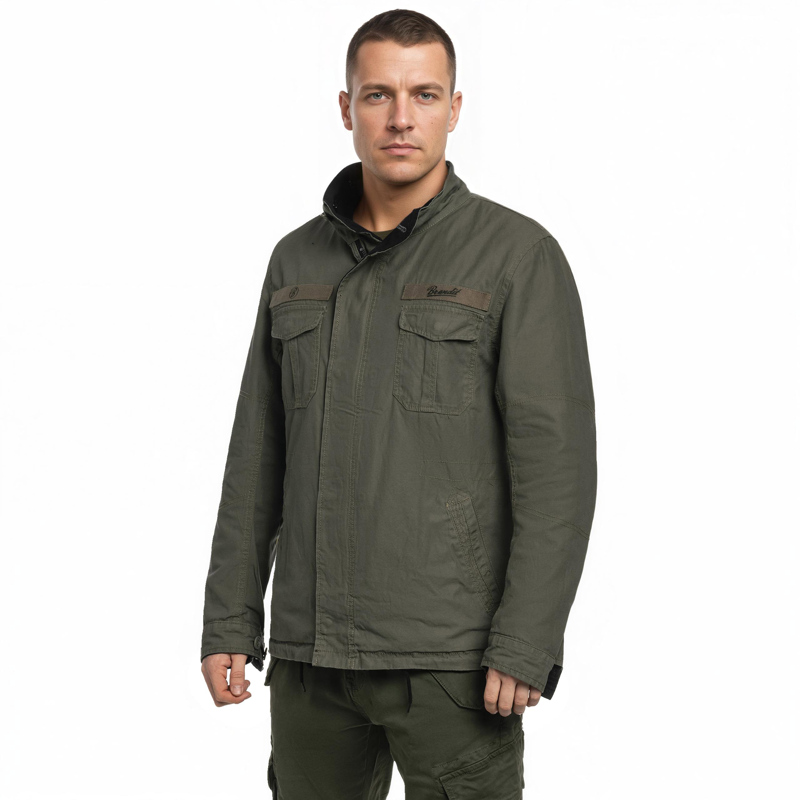 Двостороння куртка Brandit Twister Reverse - Black/Olive