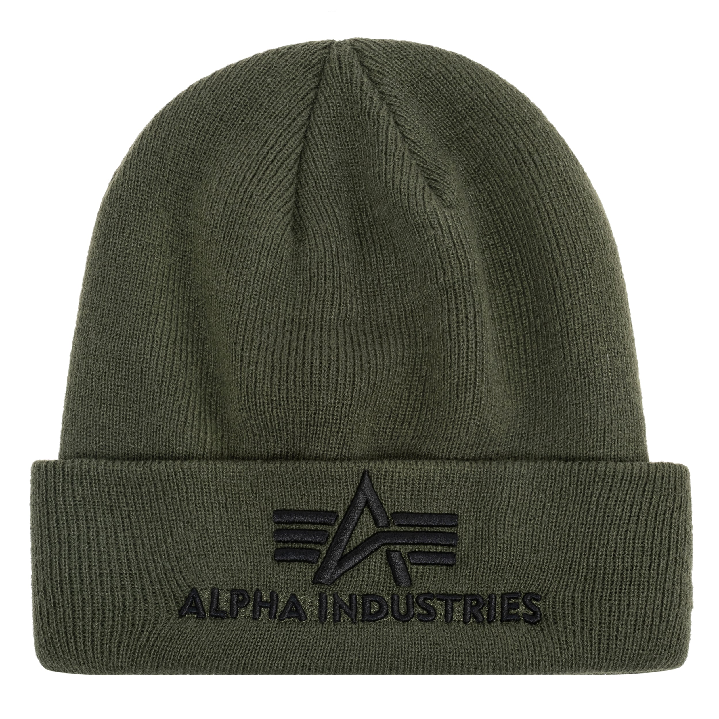 Шапка Alpha Industries 3D Beanie - Dark Green