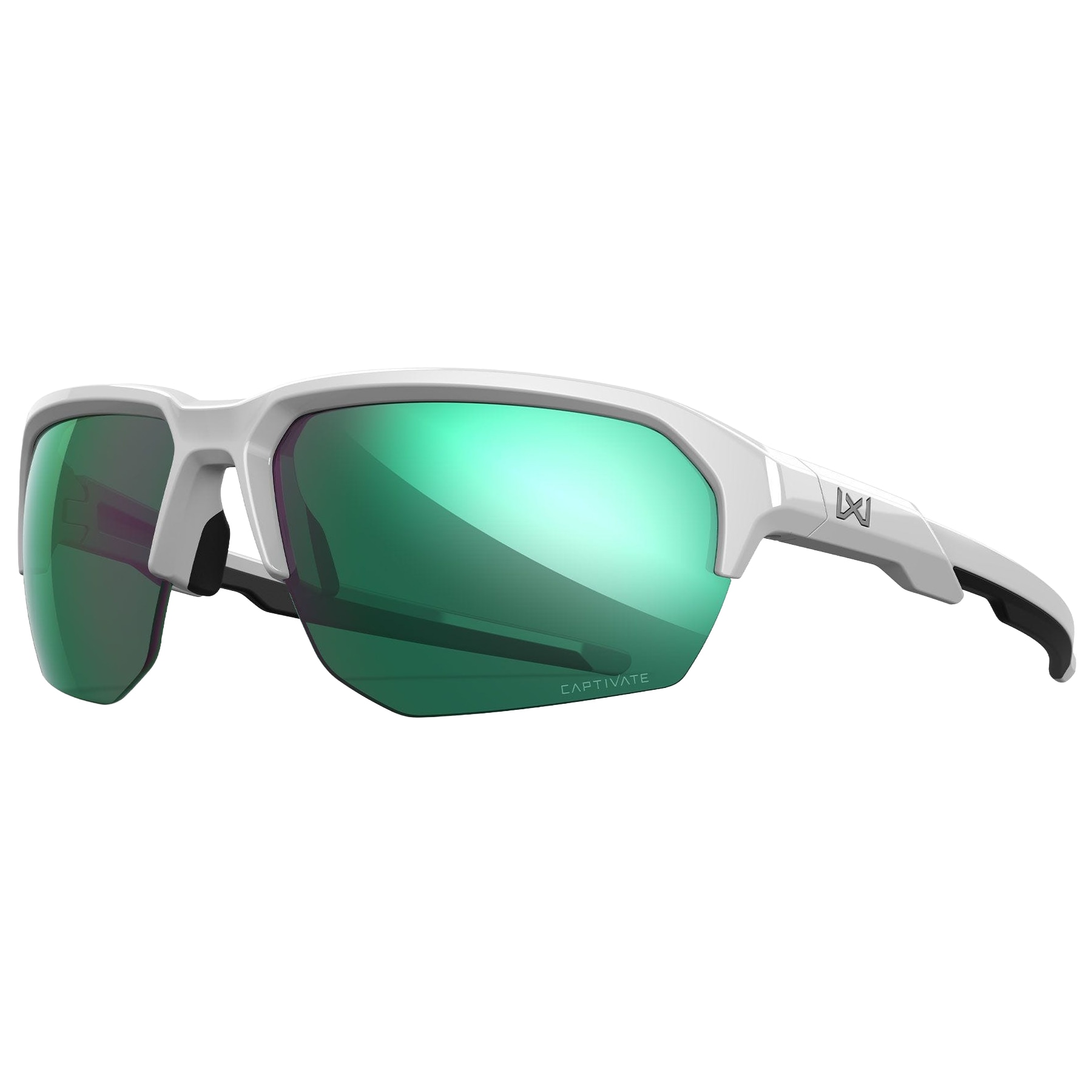 Окуляри Wiley X WX JAKL - Captivate Polarized Green Mirror/Polished White