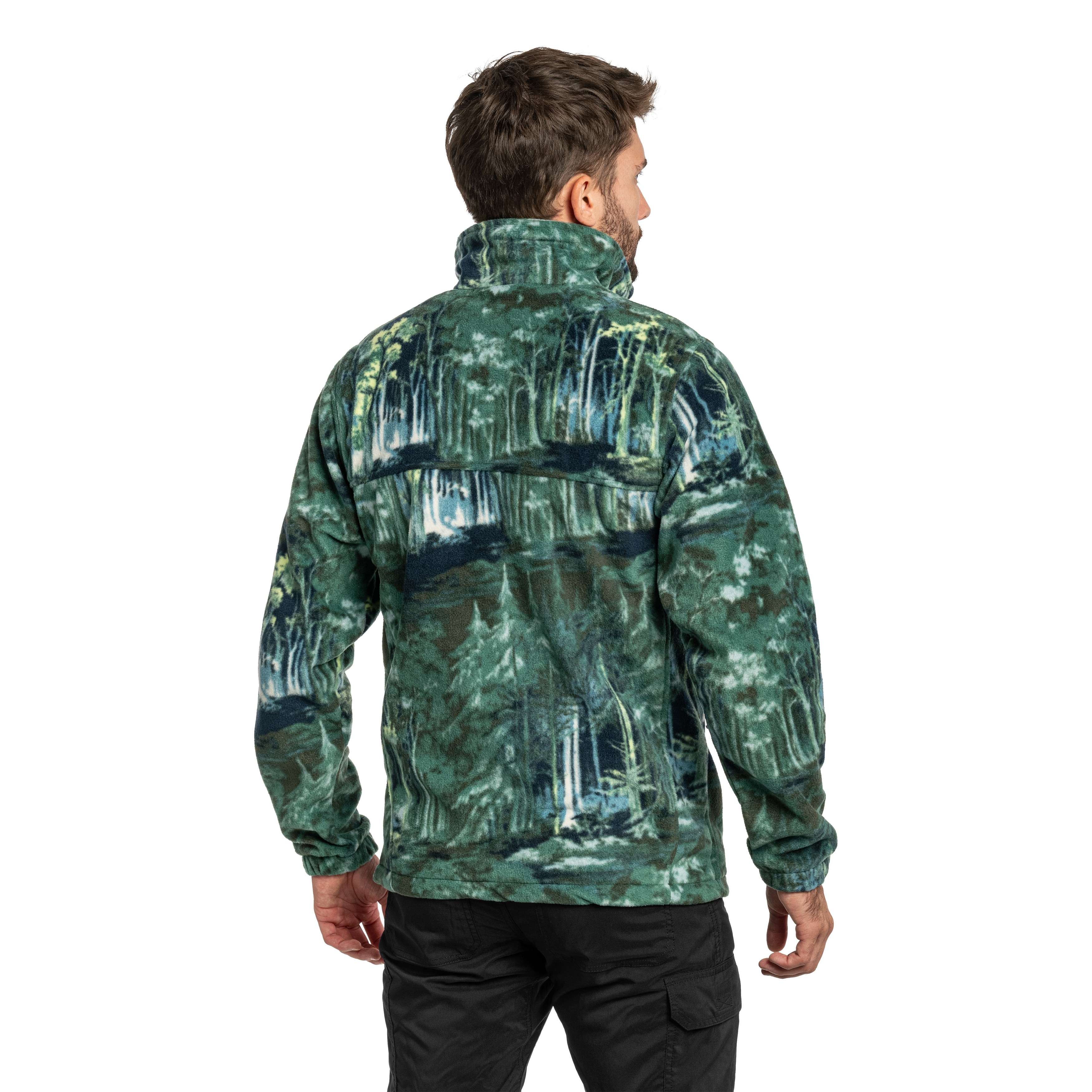 Флісова кофта Columbia Steens Mountain Printed Jacket - Rain Forest