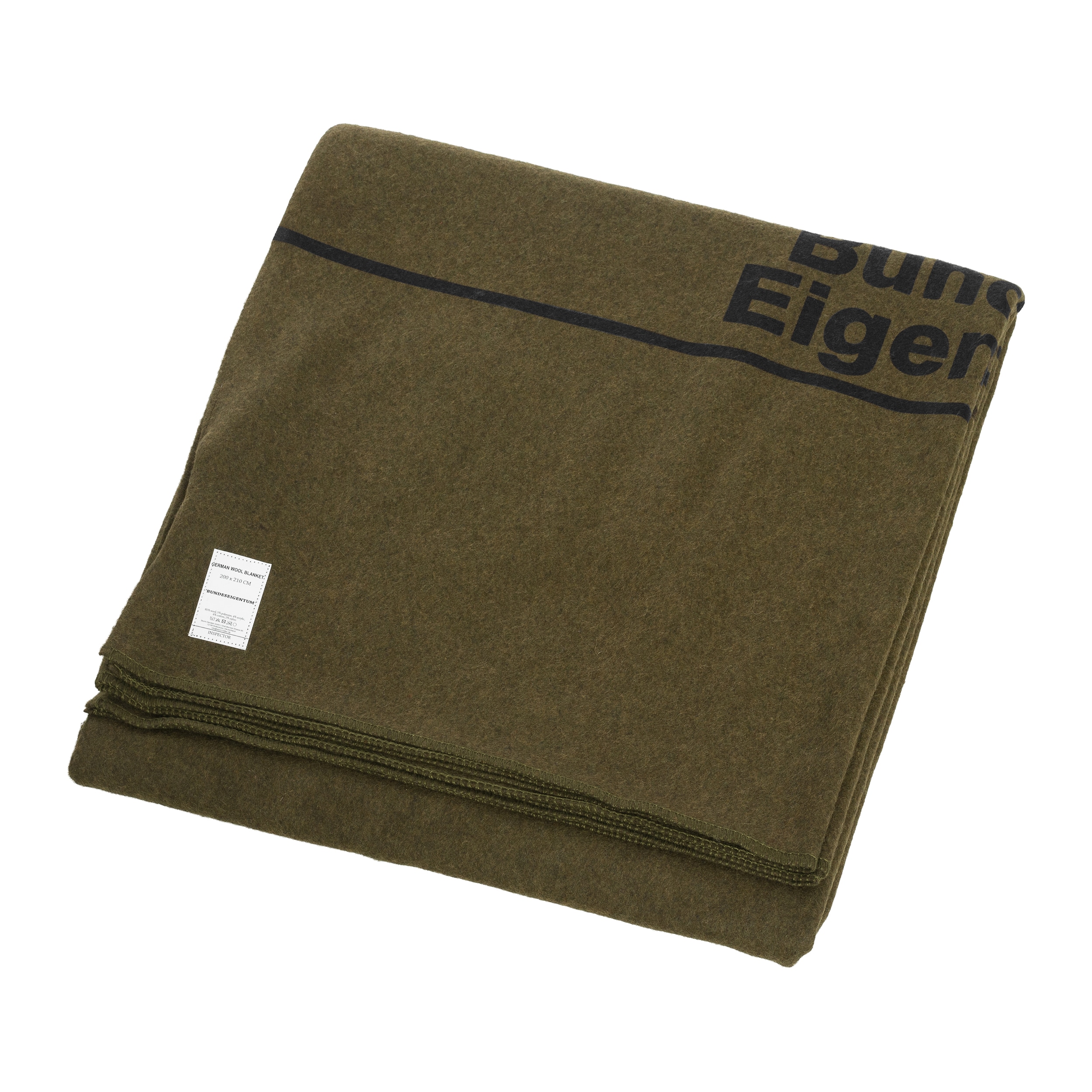 Вовняна ковдра Mil-Tec German 200 x 210 см - Olive